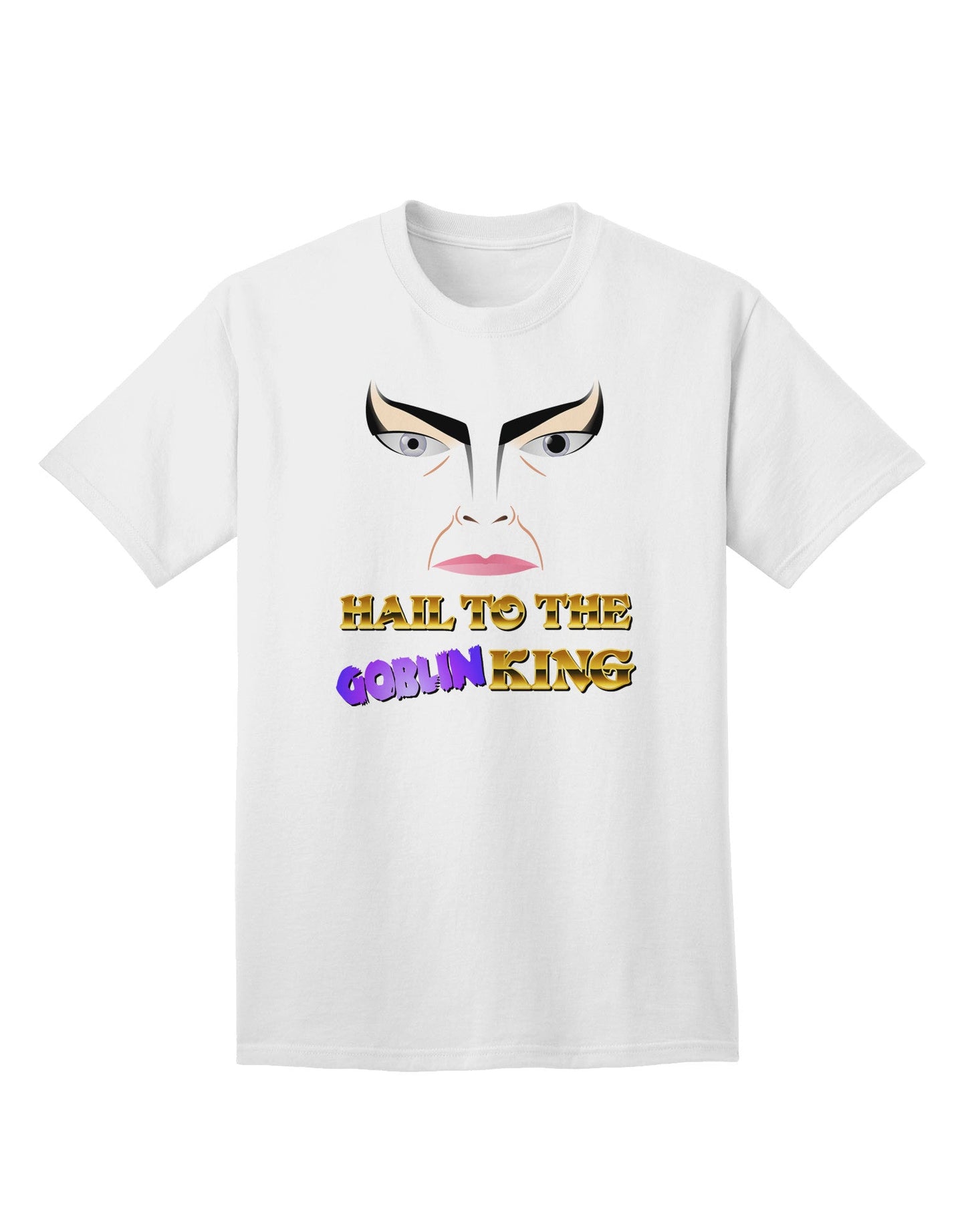 Hail to the Goblin King Adult T-Shirt-Mens T-Shirt-TooLoud-White-Small-Davson Sales