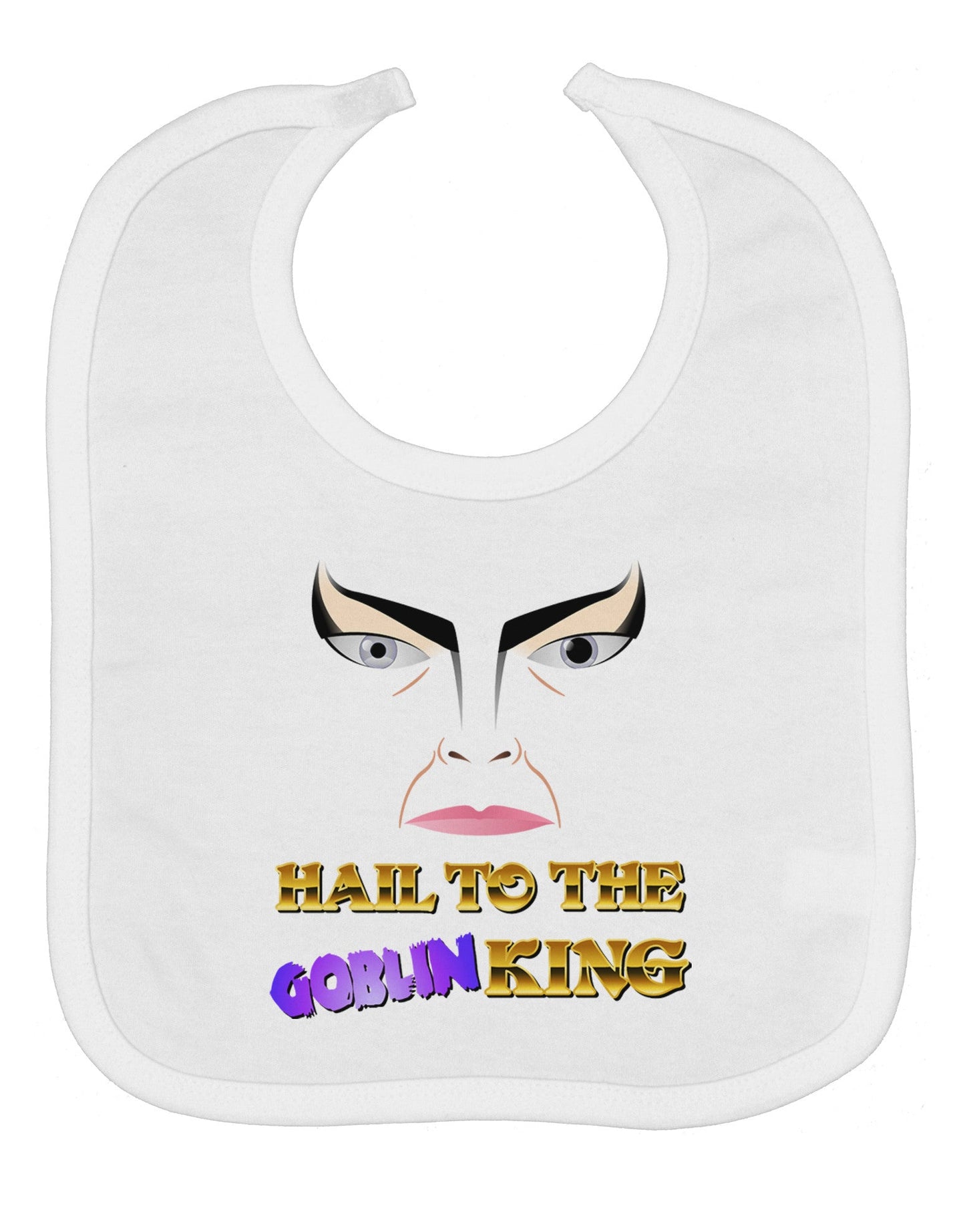 Hail to the Goblin King Baby Bib