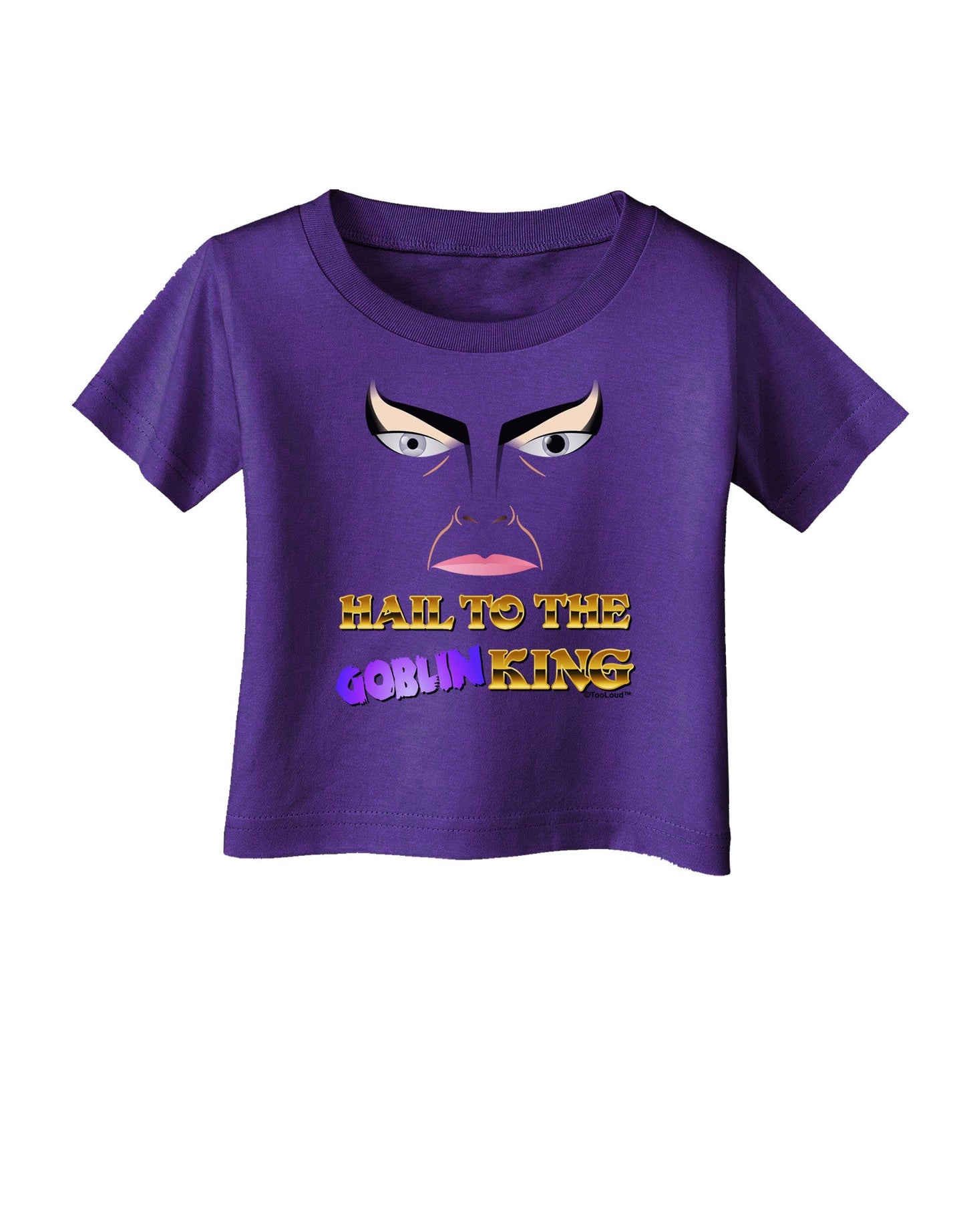 Hail to the Goblin King Infant T-Shirt Dark-Infant T-Shirt-TooLoud-Purple-06-Months-Davson Sales