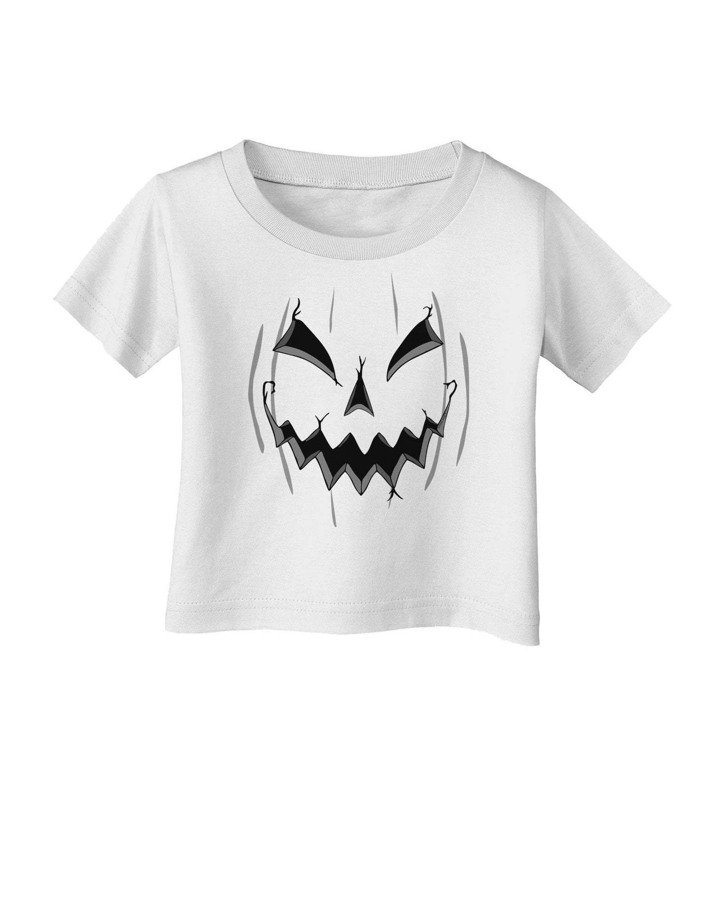 Halloween Scary Evil Jack O Lantern Pumpkin Infant T-Shirt-Infant T-Shirt-TooLoud-White-06-Months-Davson Sales
