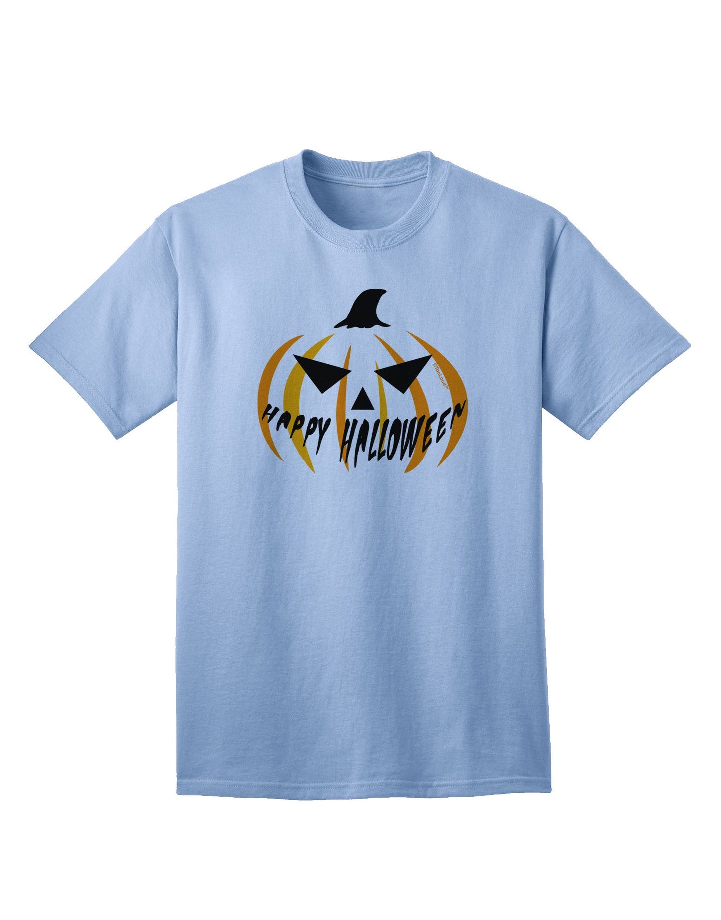 Happy Halloween Jack Adult T-Shirt-Mens T-Shirt-TooLoud-Light-Blue-Small-Davson Sales