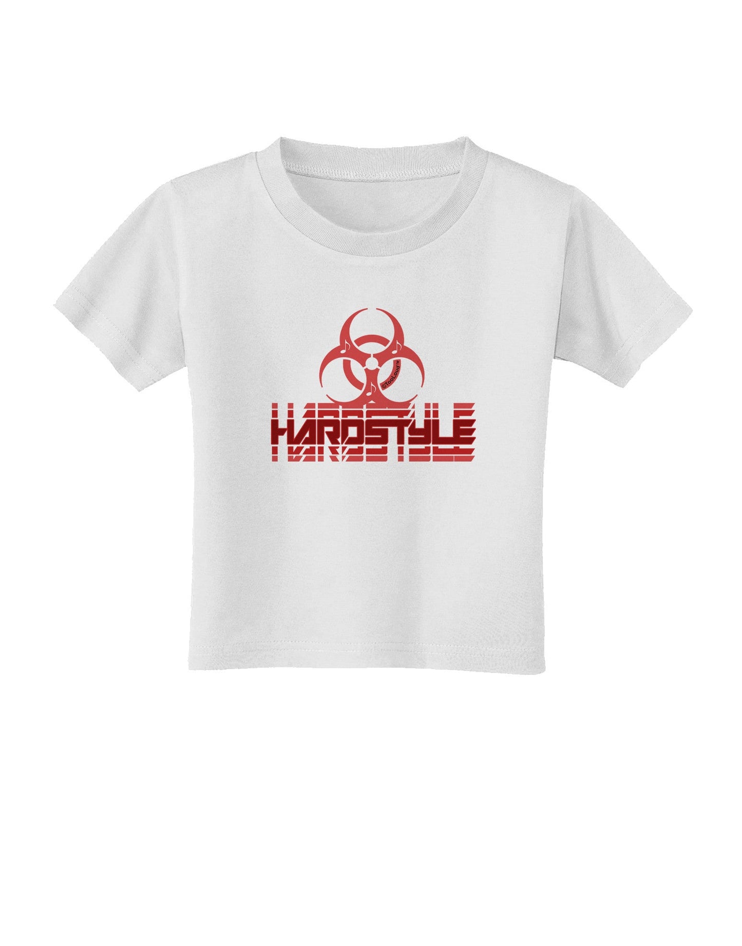 Hardstyle Biohazard Toddler T-Shirt-Toddler T-Shirt-TooLoud-White-2T-Davson Sales