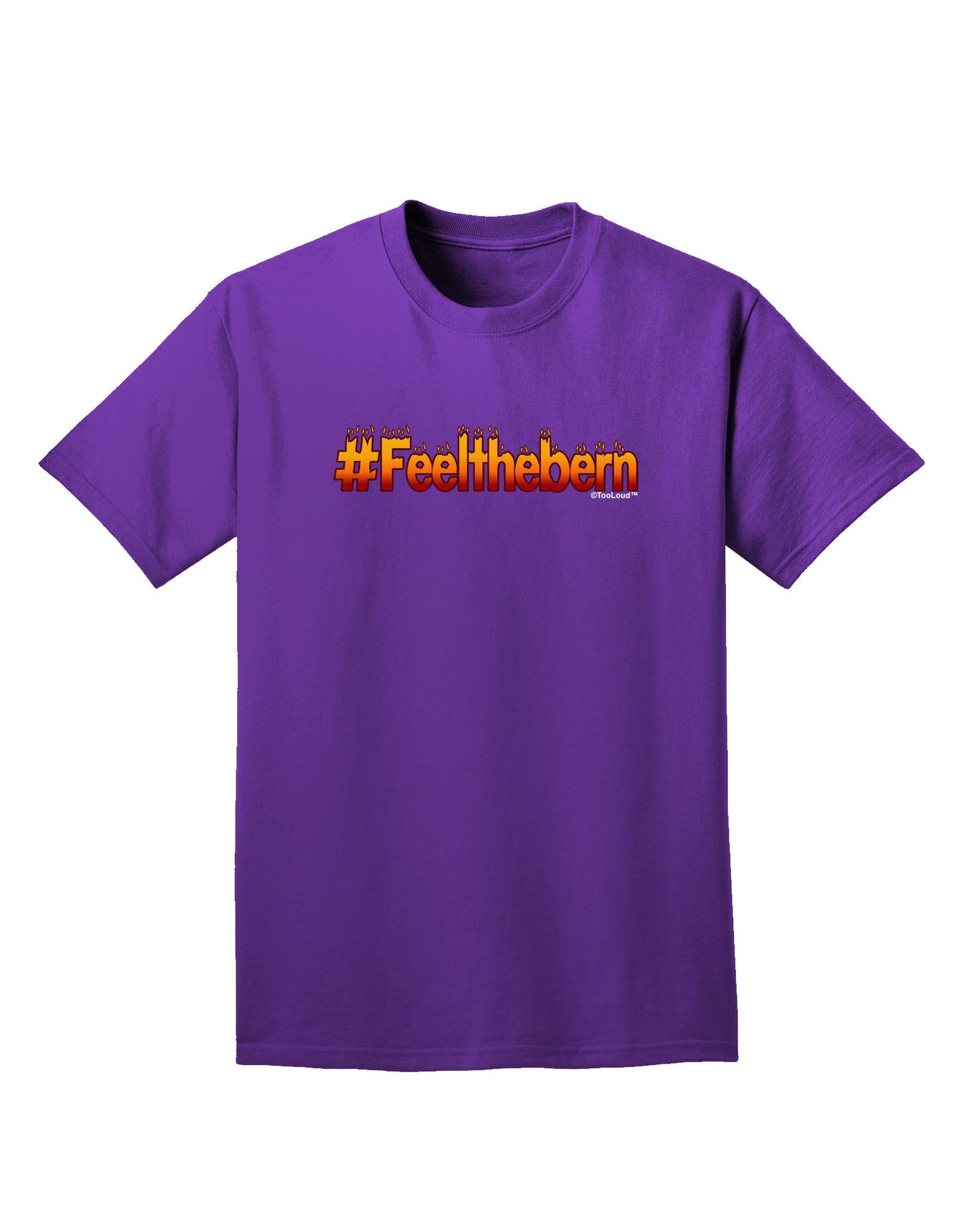 Hashtag Feelthebern Adult Dark T-Shirt-Mens T-Shirt-TooLoud-Purple-Small-Davson Sales