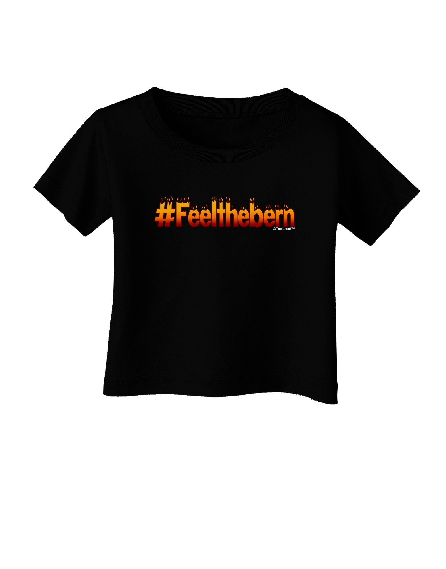Hashtag Feelthebern Infant T-Shirt Dark-Infant T-Shirt-TooLoud-Black-06-Months-Davson Sales