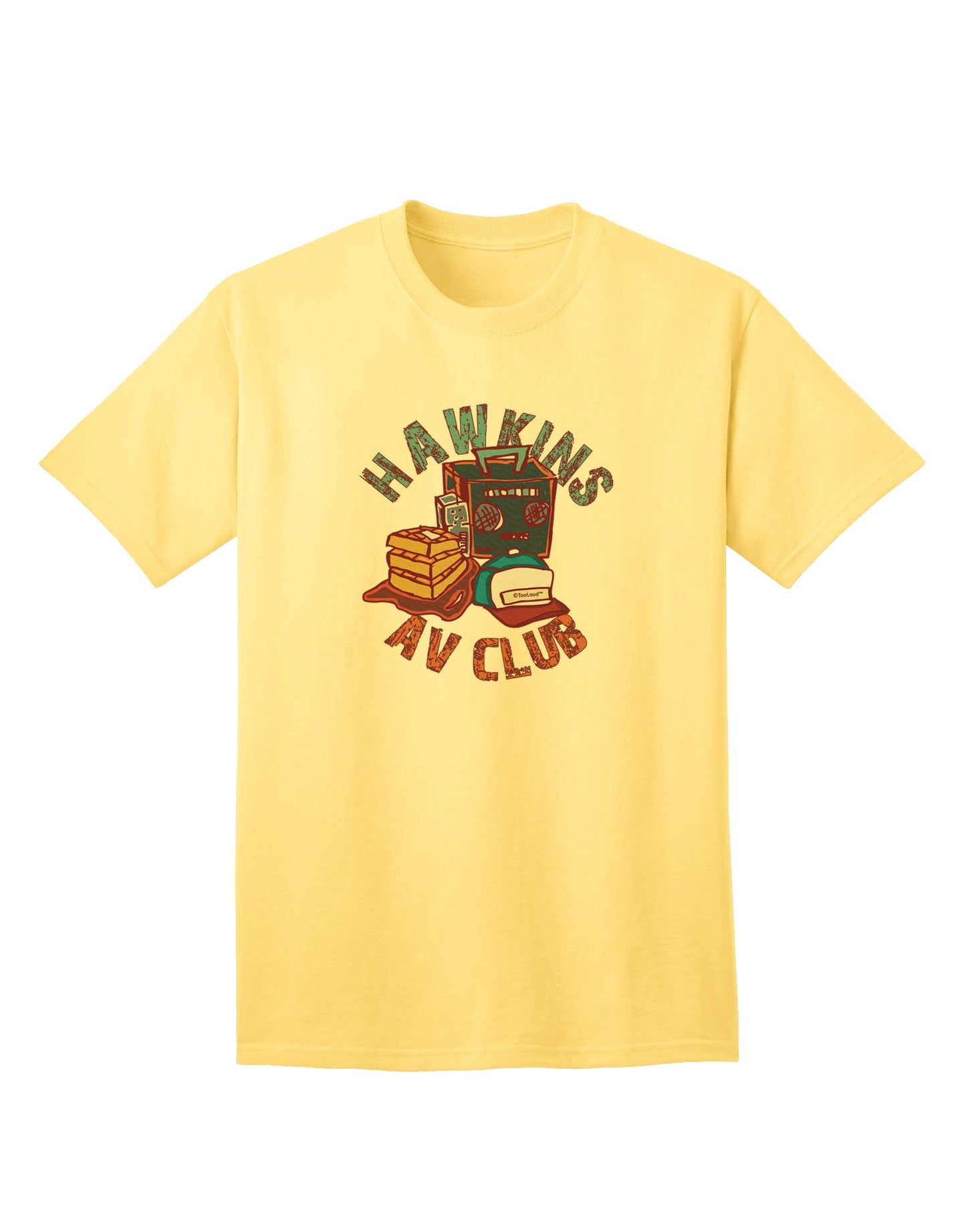 Hawkins AV Club Adult T-Shirt by TooLoud-Mens T-shirts-TooLoud-Yellow-Small-Davson Sales
