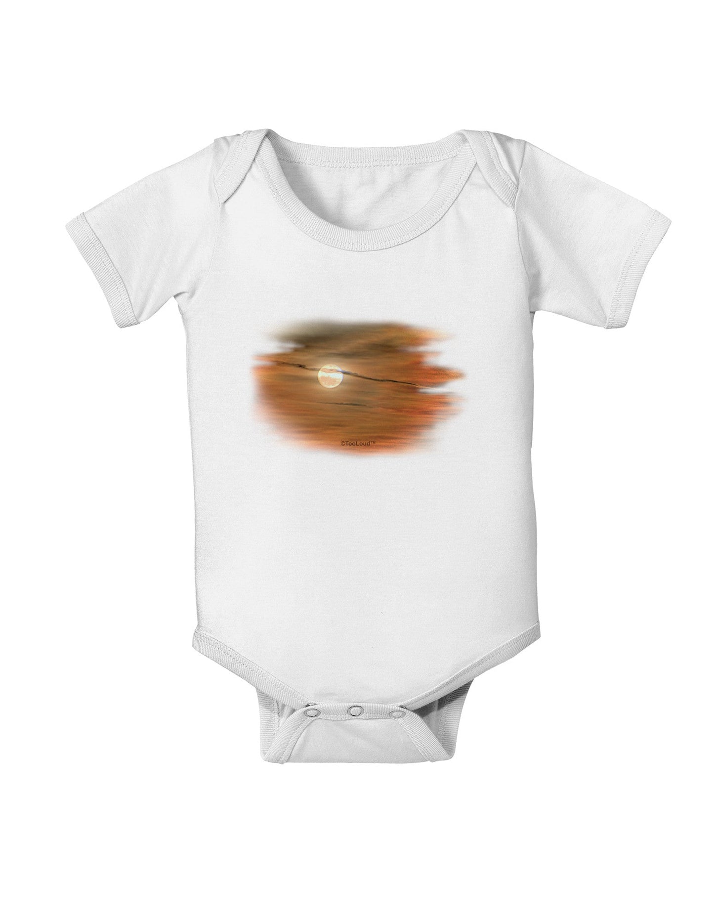 Hazy Moon Baby Romper Bodysuit-Baby Romper-TooLoud-White-06-Months-Davson Sales