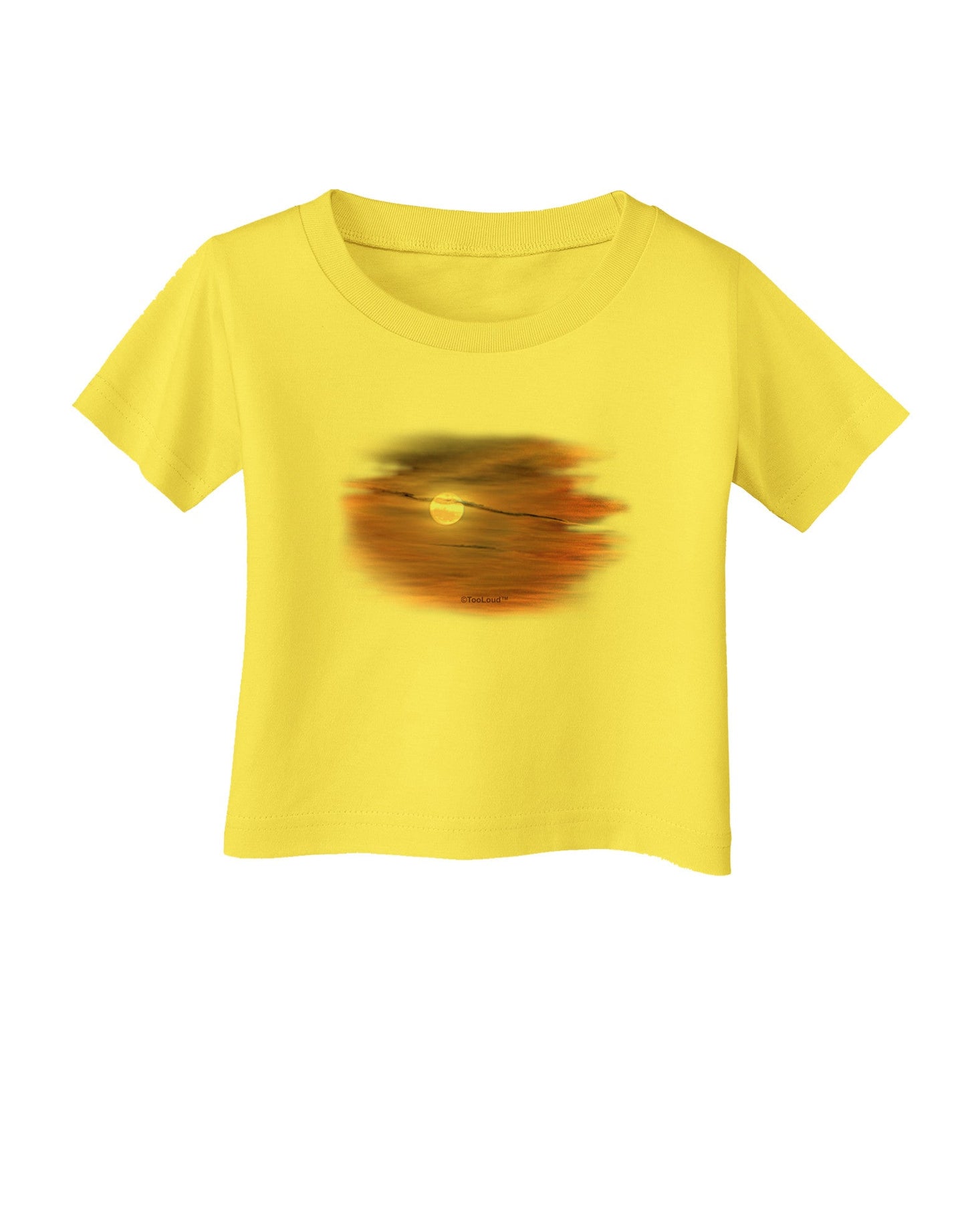 Hazy Moon Infant T-Shirt-Infant T-Shirt-TooLoud-Yellow-06-Months-Davson Sales