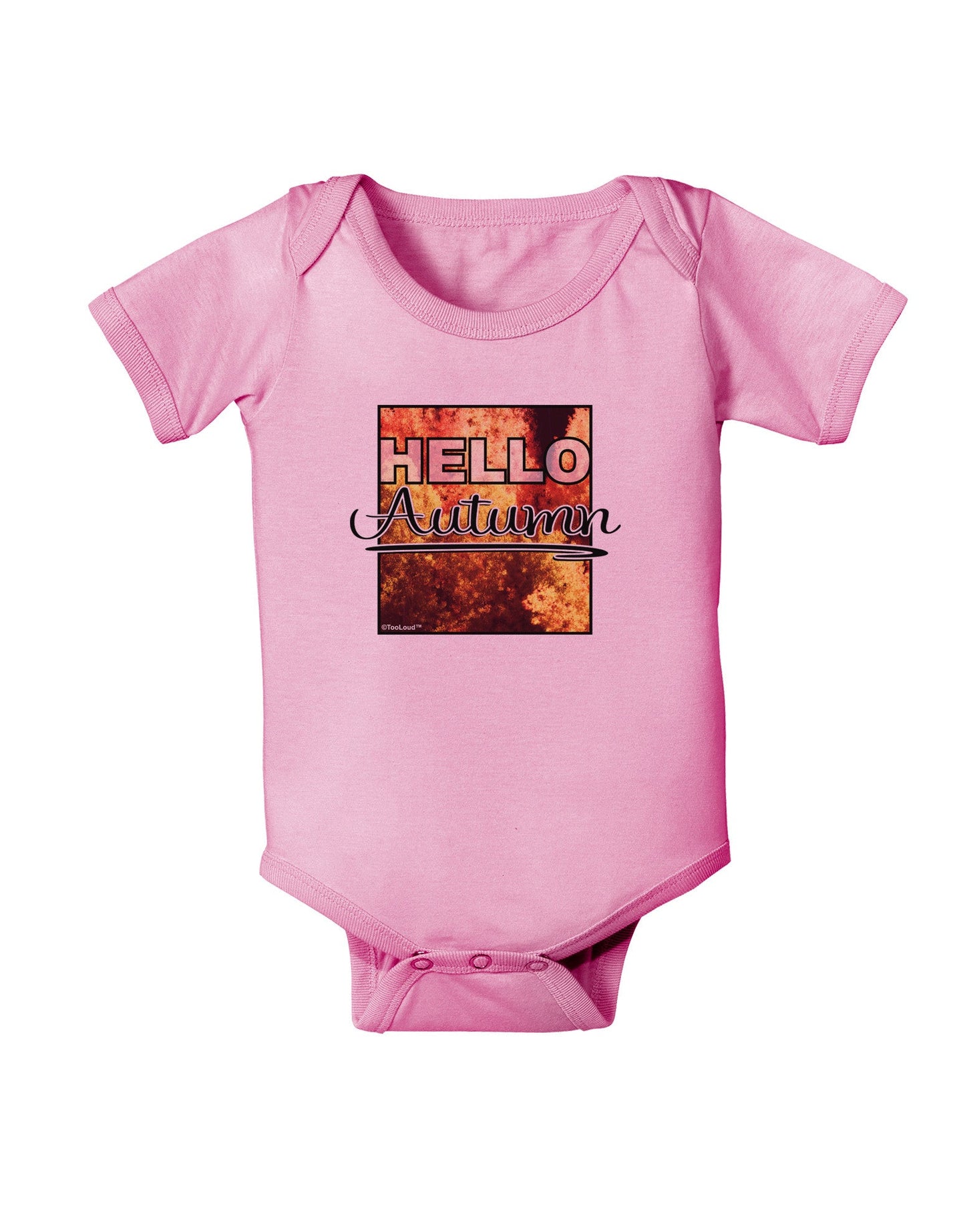 Hello Autumn Baby Romper Bodysuit-Baby Romper-TooLoud-Pink-06-Months-Davson Sales