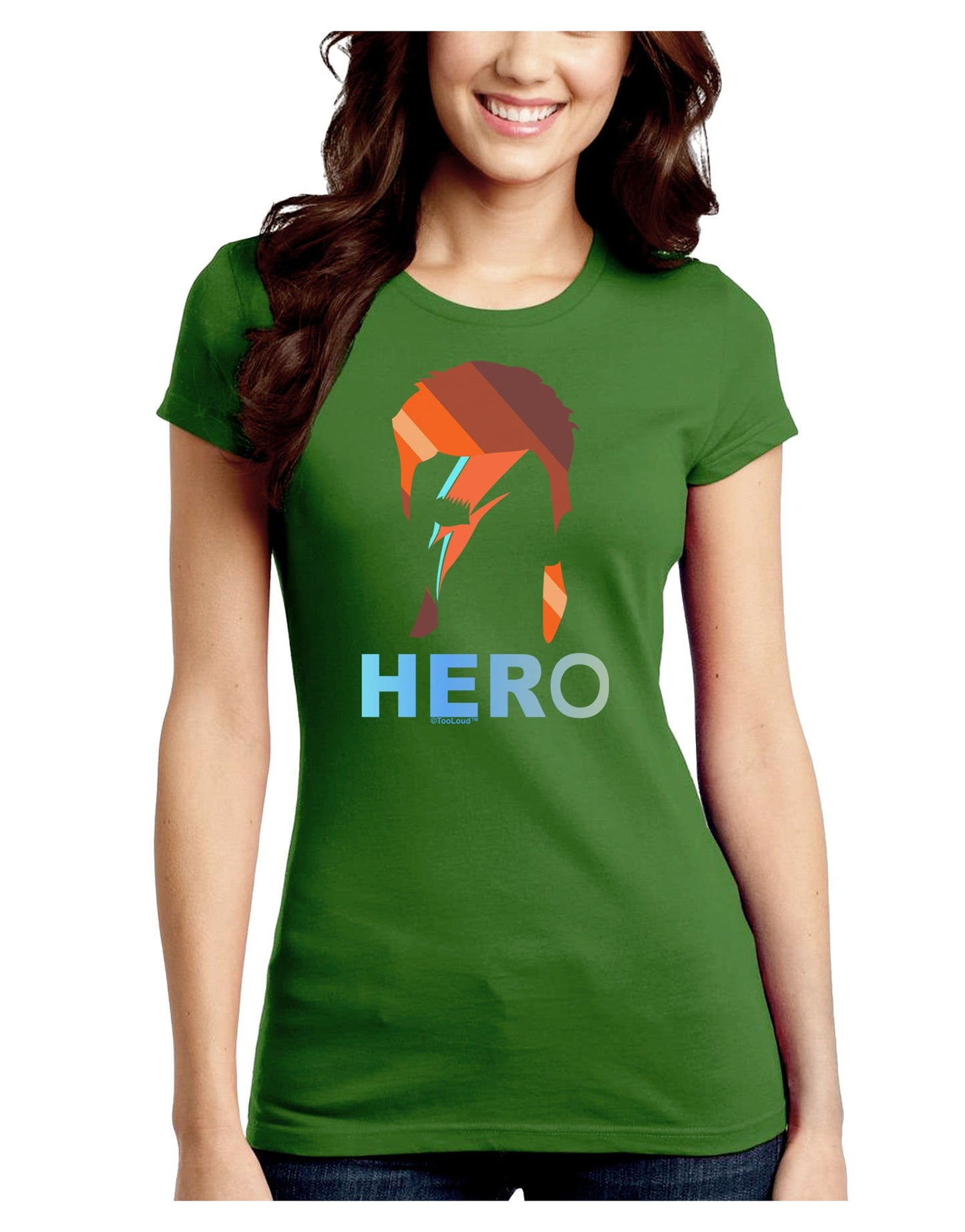 Hero of the Weirdos Juniors Petite Crew Dark T-Shirt-T-Shirts Juniors Tops-TooLoud-Kiwi-Green-Juniors Fitted Small-Davson Sales