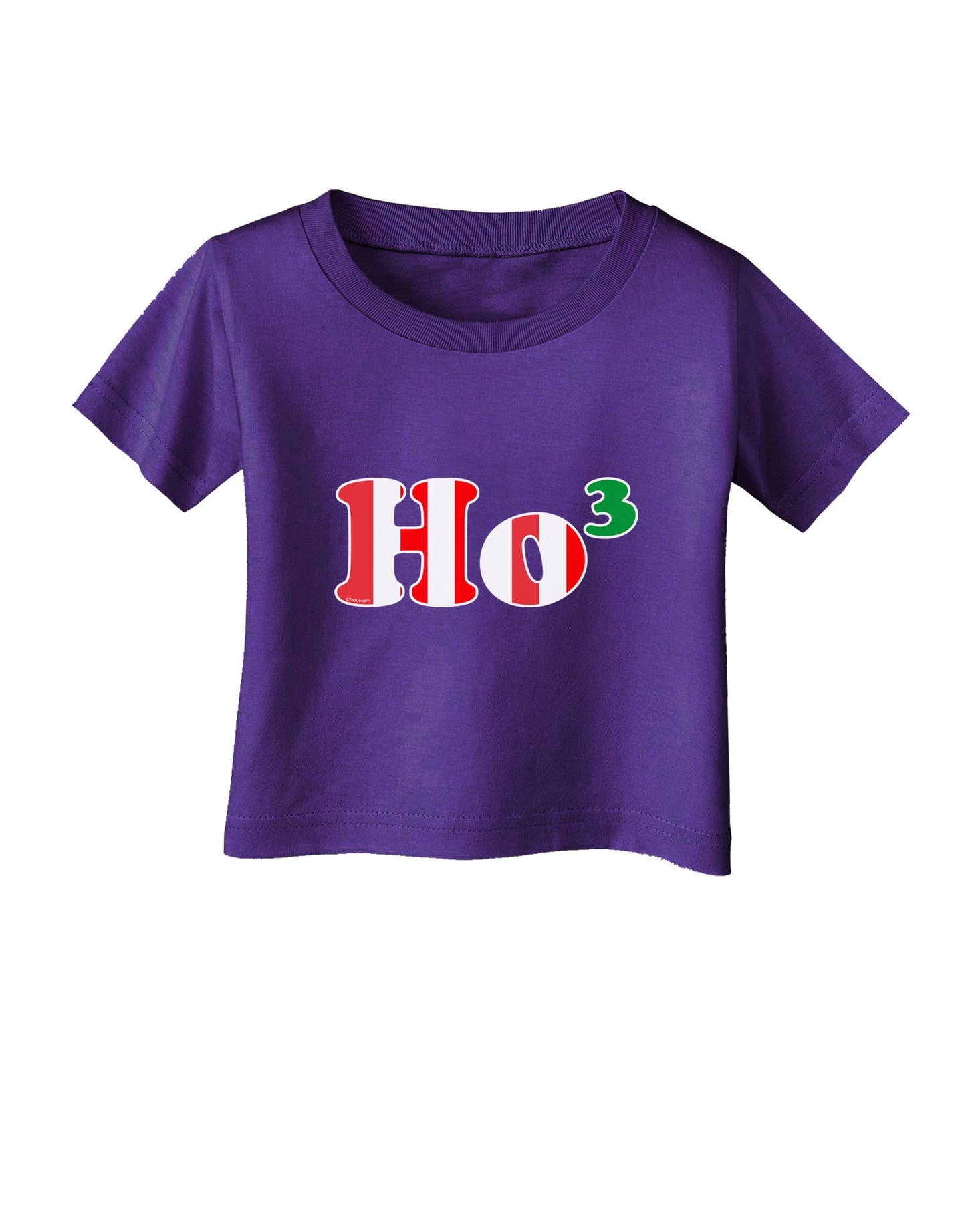 Ho Ho Ho Math Christmas Infant T-Shirt Dark-Infant T-Shirt-TooLoud-Purple-06-Months-Davson Sales