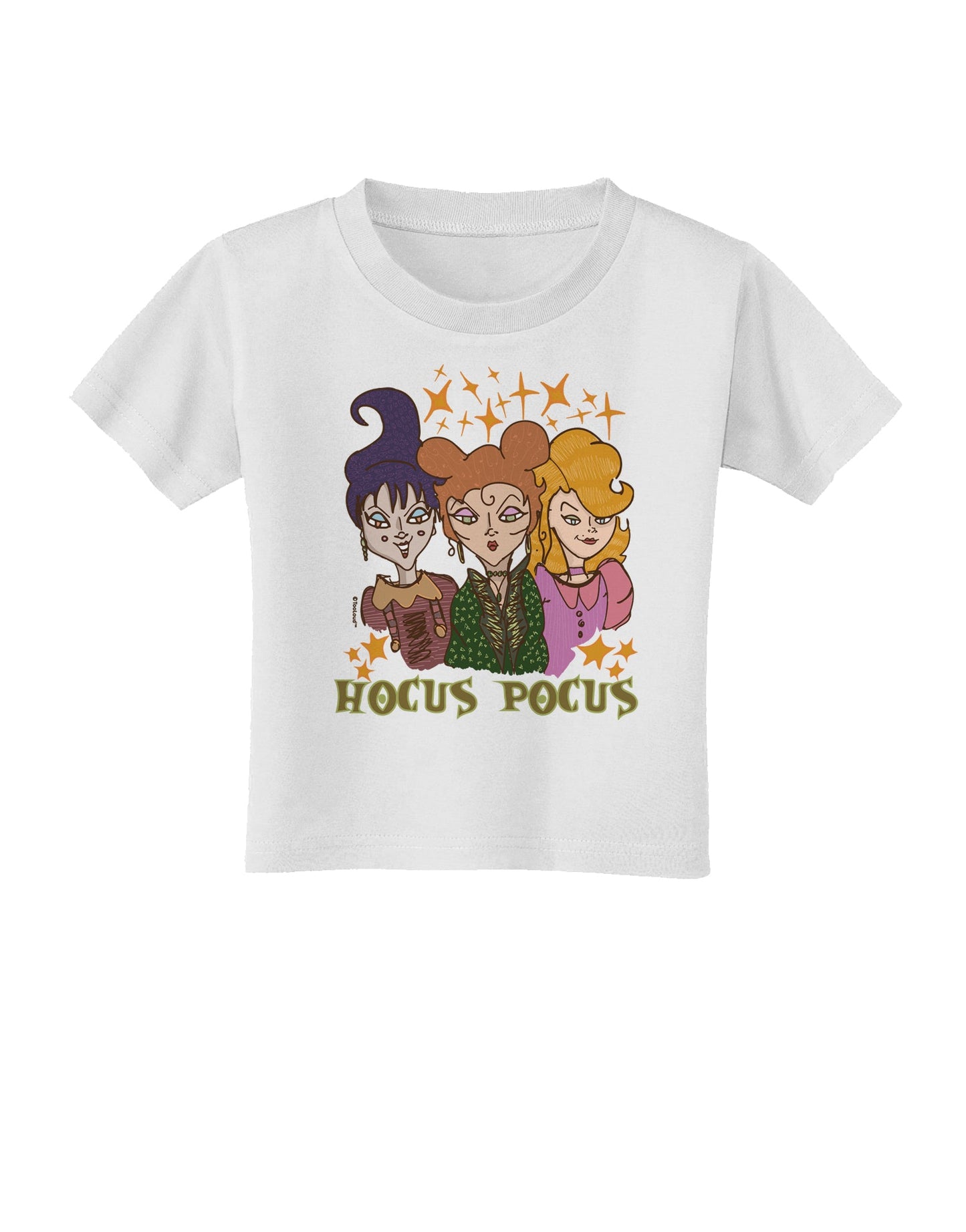 Hocus Pocus Witches Toddler T-Shirt-Toddler T-shirt-TooLoud-White-2T-Davson Sales