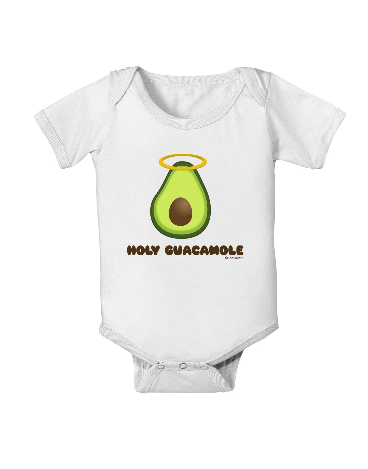 Holy Guacamole Design Baby Romper Bodysuit by TooLoud-Baby Romper-TooLoud-White-06-Months-Davson Sales