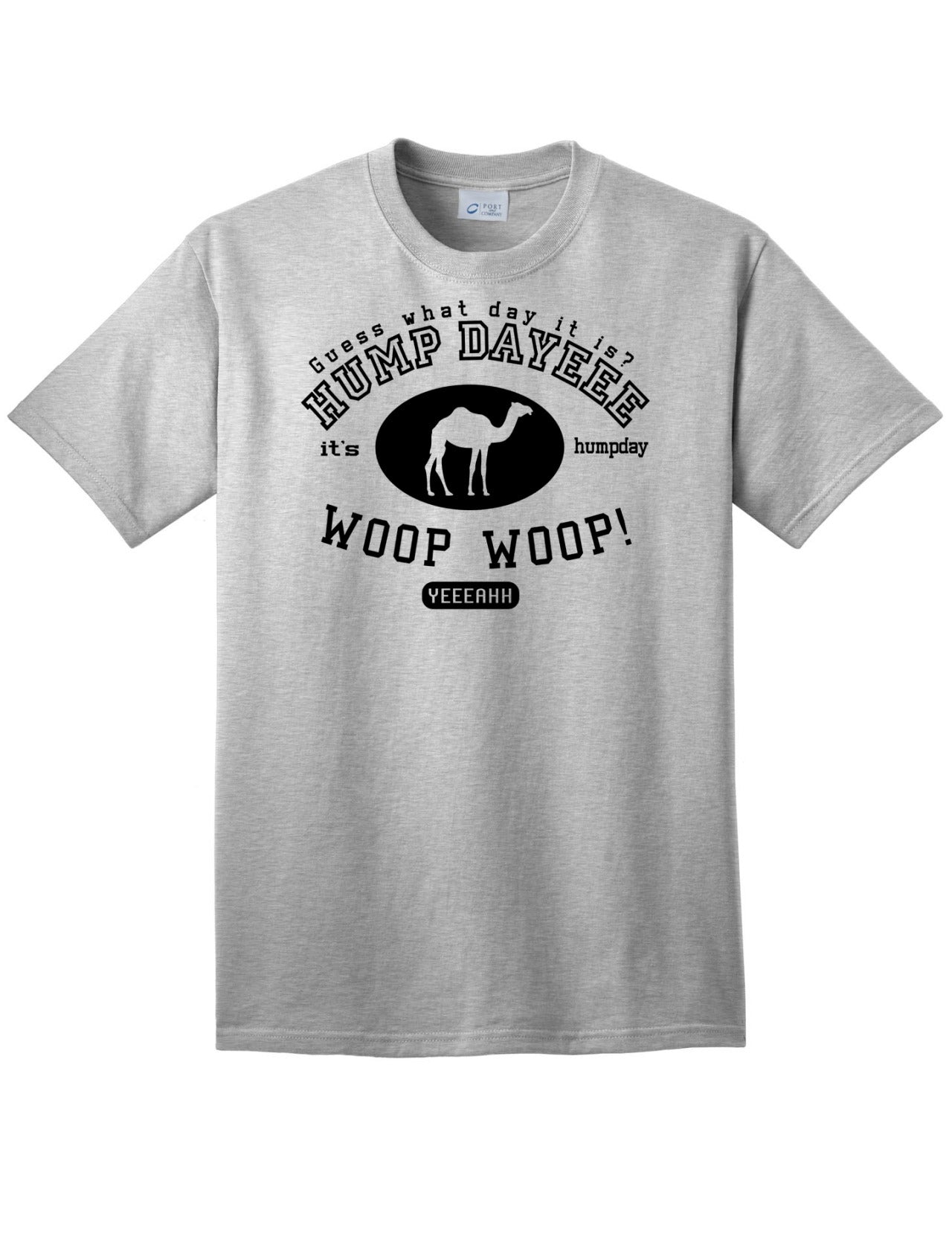 Hump Day T-shirt Camel Guess What Day It Is? Mens Tshirt-unisex t-shirt-TooLoud-ASH-SMALL-Davson Sales