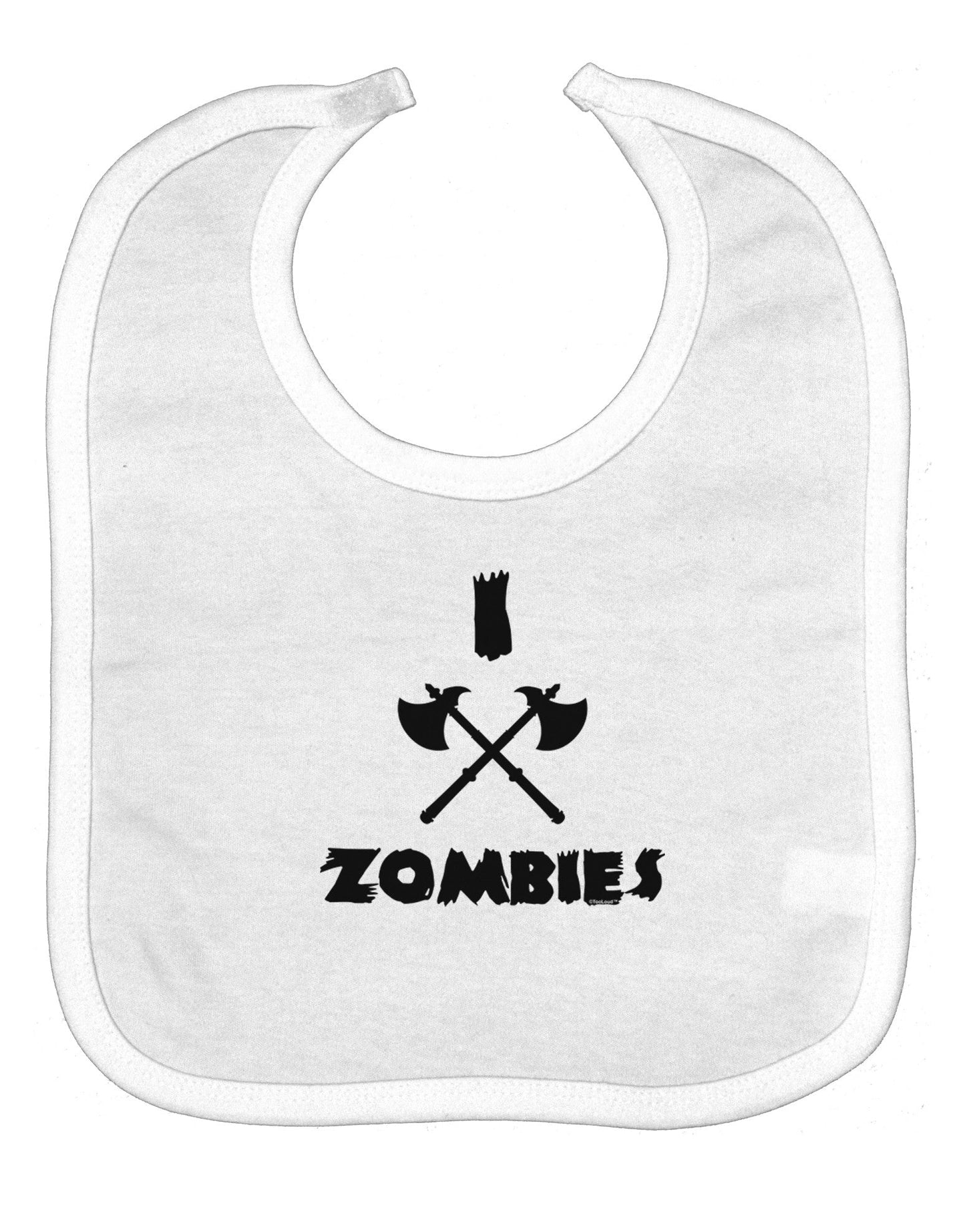 I Axe Zombies - Funny Apocalypse Baby Bib