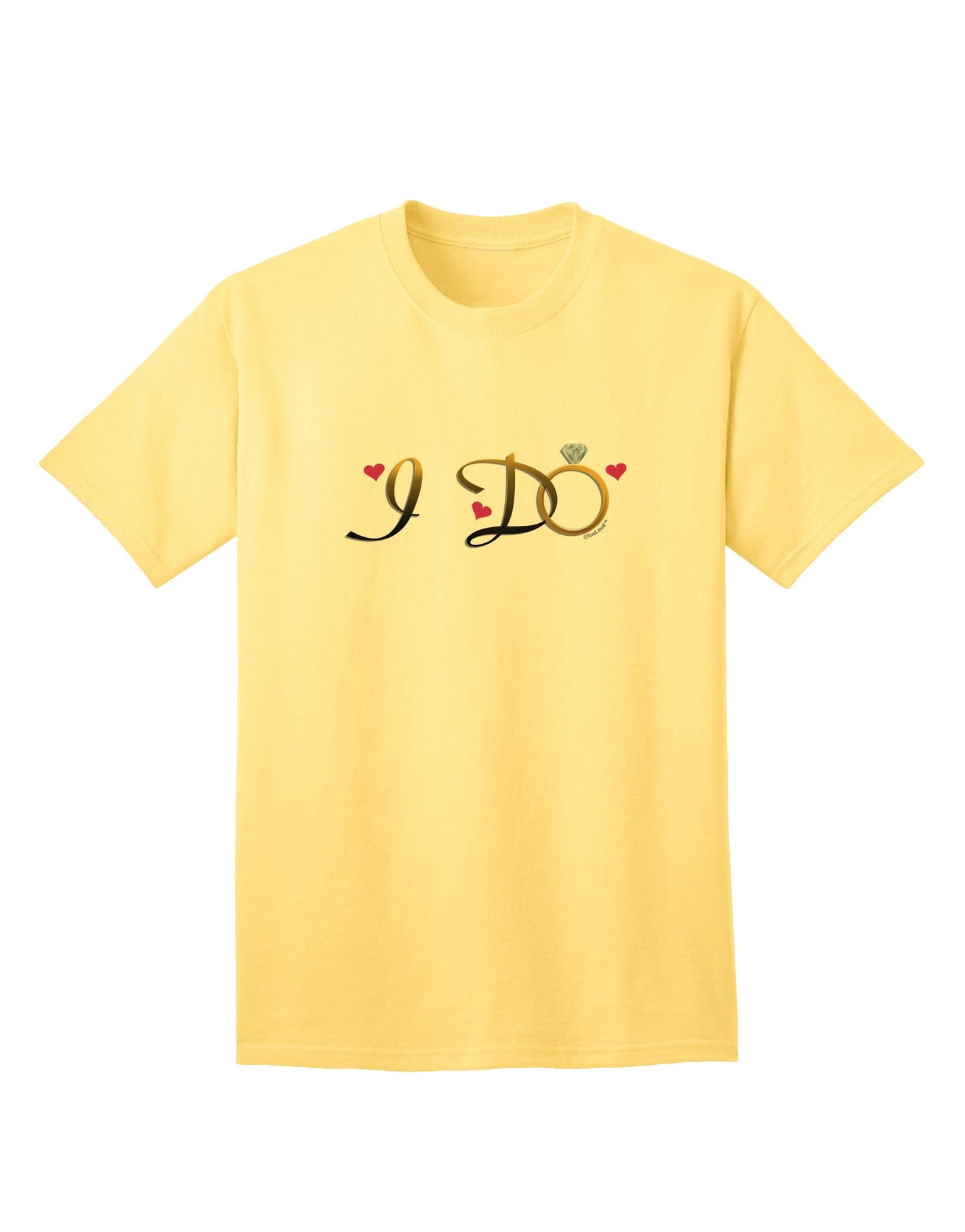 I Do - Bride Adult T-Shirt-unisex t-shirt-TooLoud-Yellow-Small-Davson Sales