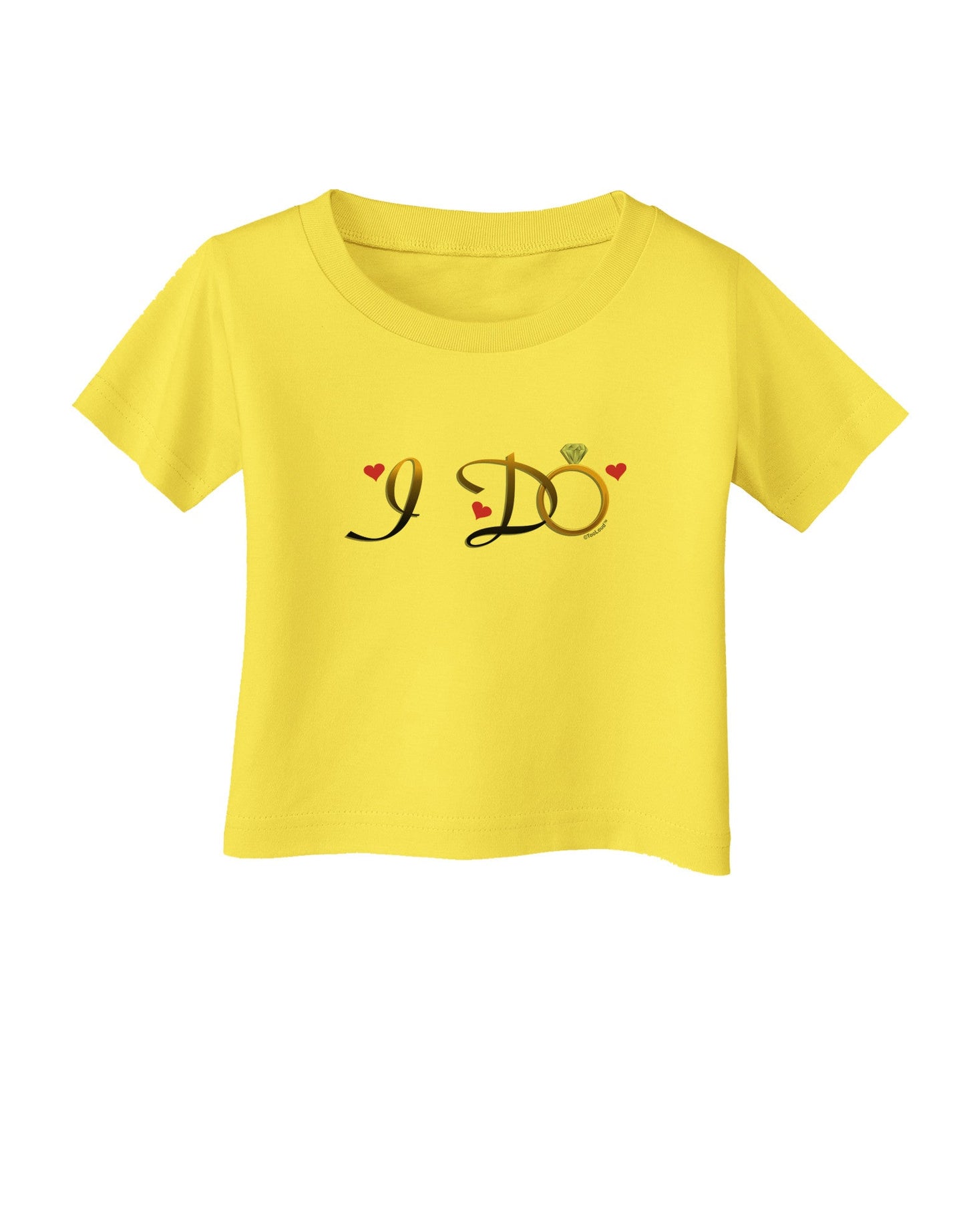 I Do - Bride Infant T-Shirt-Infant T-Shirt-TooLoud-Yellow-06-Months-Davson Sales