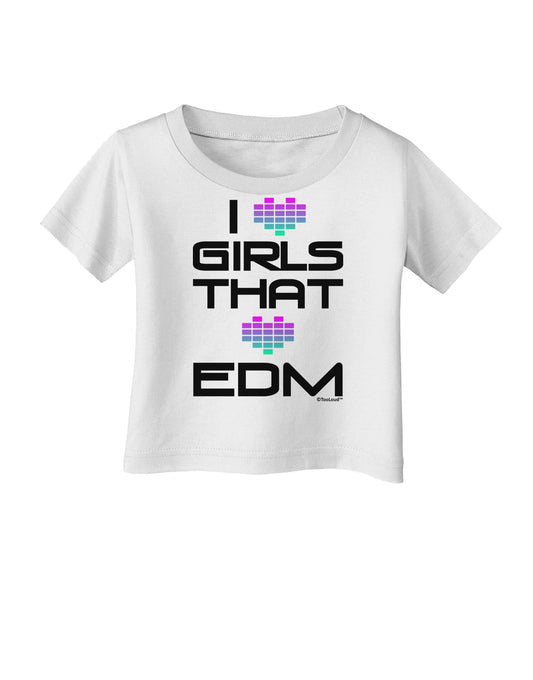 I Heart Girls That Heart EDM Infant T-Shirt-Infant T-Shirt-TooLoud-White-06-Months-Davson Sales