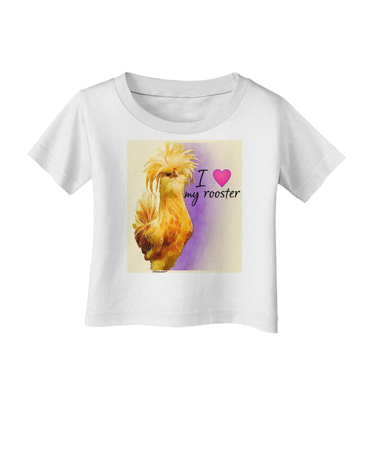 I Heart My Rooster Infant T-Shirt-Infant T-Shirt-TooLoud-White-06-Months-Davson Sales