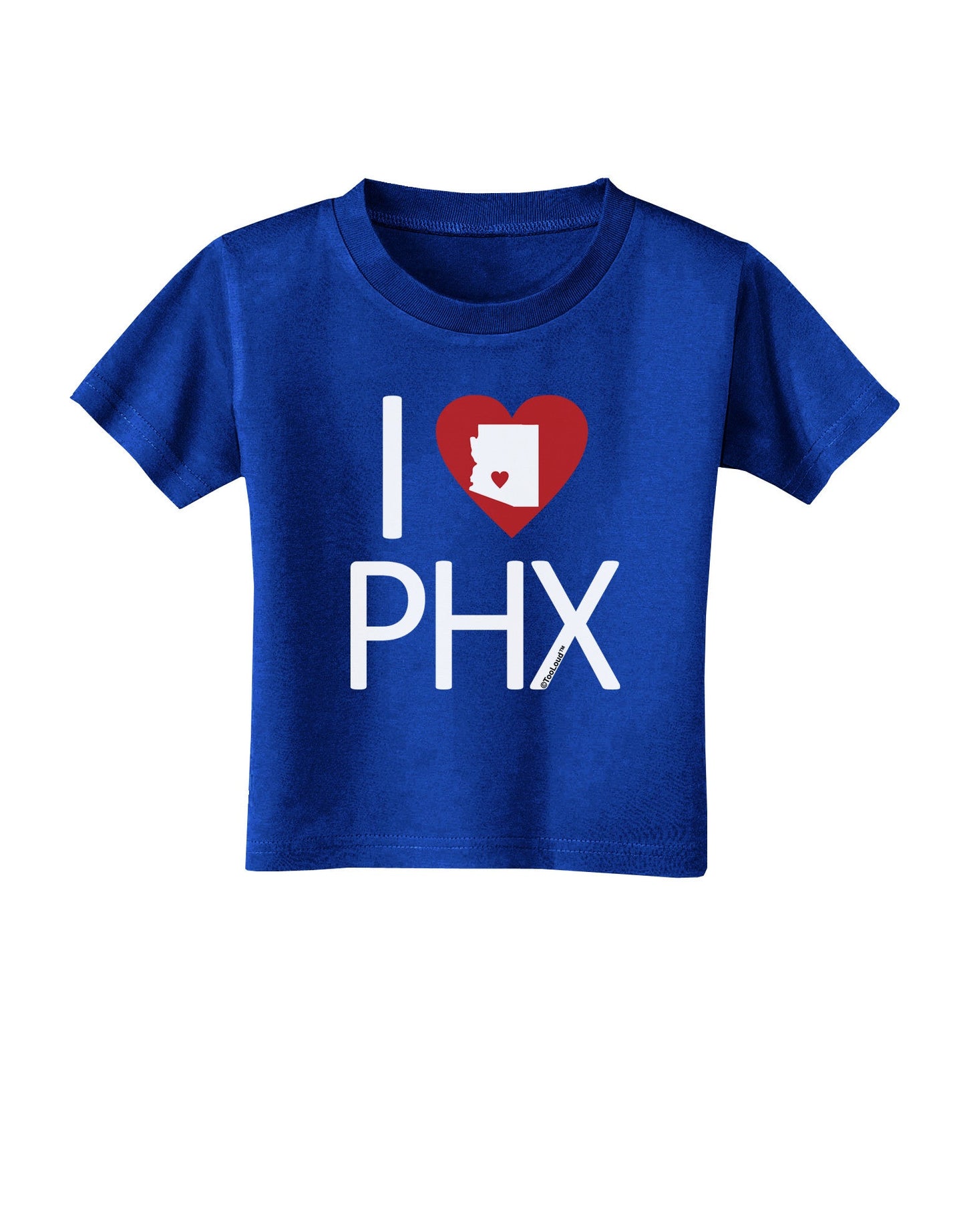 I Heart Phoenix Toddler T-Shirt Dark-Toddler T-Shirt-TooLoud-Royal-Blue-2T-Davson Sales