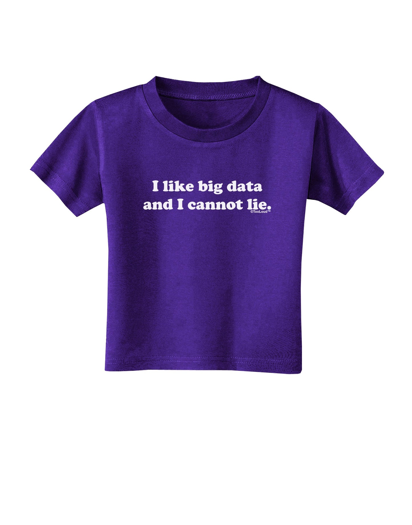 I Like Big Data Toddler T-Shirt Dark by TooLoud-Toddler T-Shirt-TooLoud-Purple-2T-Davson Sales