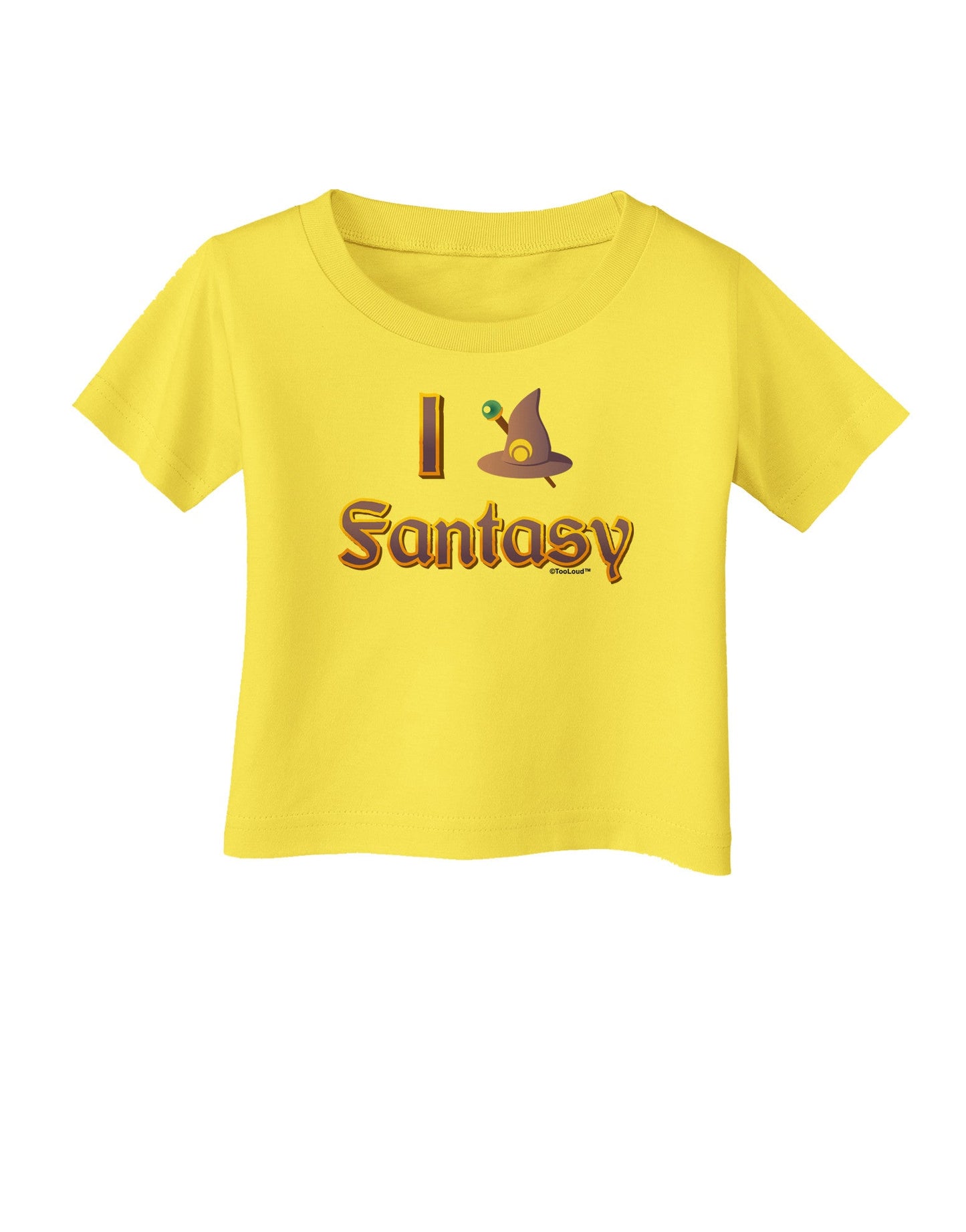 I Love Fantasy Infant T-Shirt-Infant T-Shirt-TooLoud-Yellow-06-Months-Davson Sales