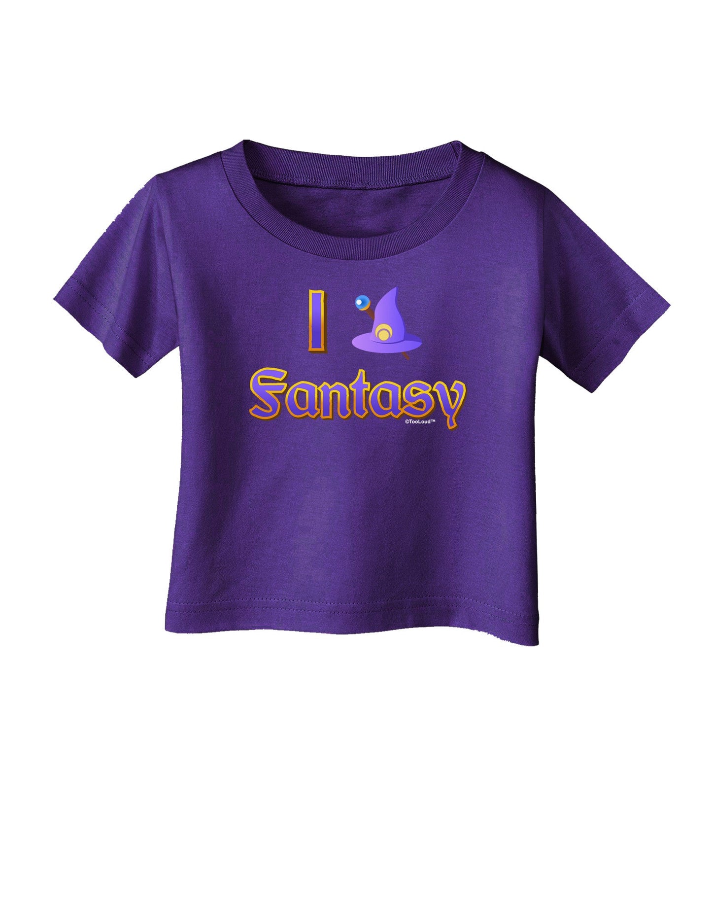 I Love Fantasy Infant T-Shirt Dark-Infant T-Shirt-TooLoud-Purple-06-Months-Davson Sales