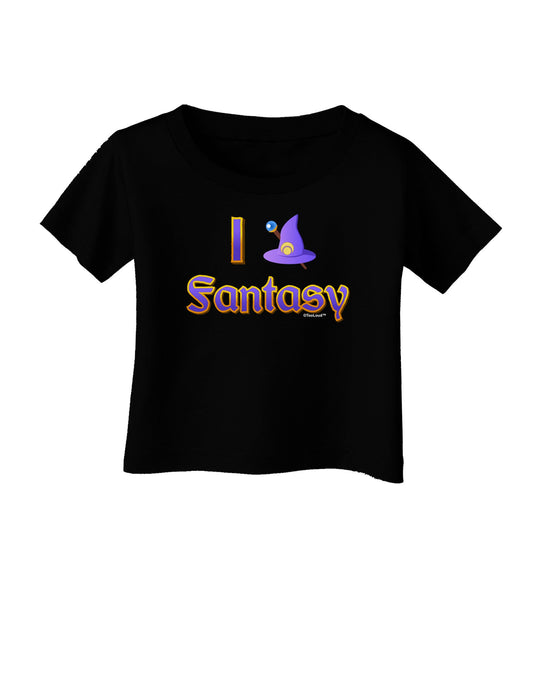 I Love Fantasy Infant T-Shirt Dark-Infant T-Shirt-TooLoud-Black-06-Months-Davson Sales