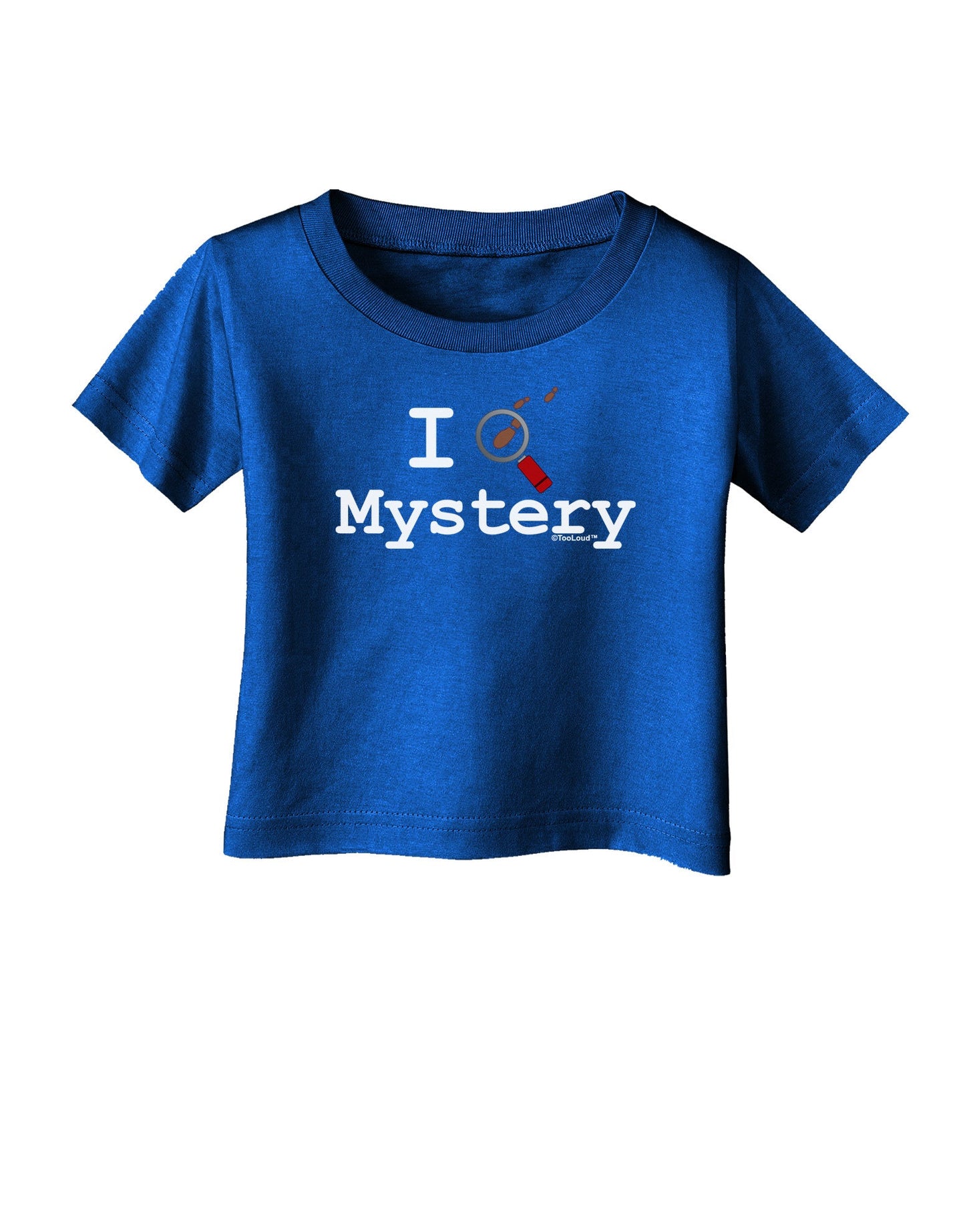 I Love Mystery Infant T-Shirt Dark-Infant T-Shirt-TooLoud-Royal-Blue-06-Months-Davson Sales