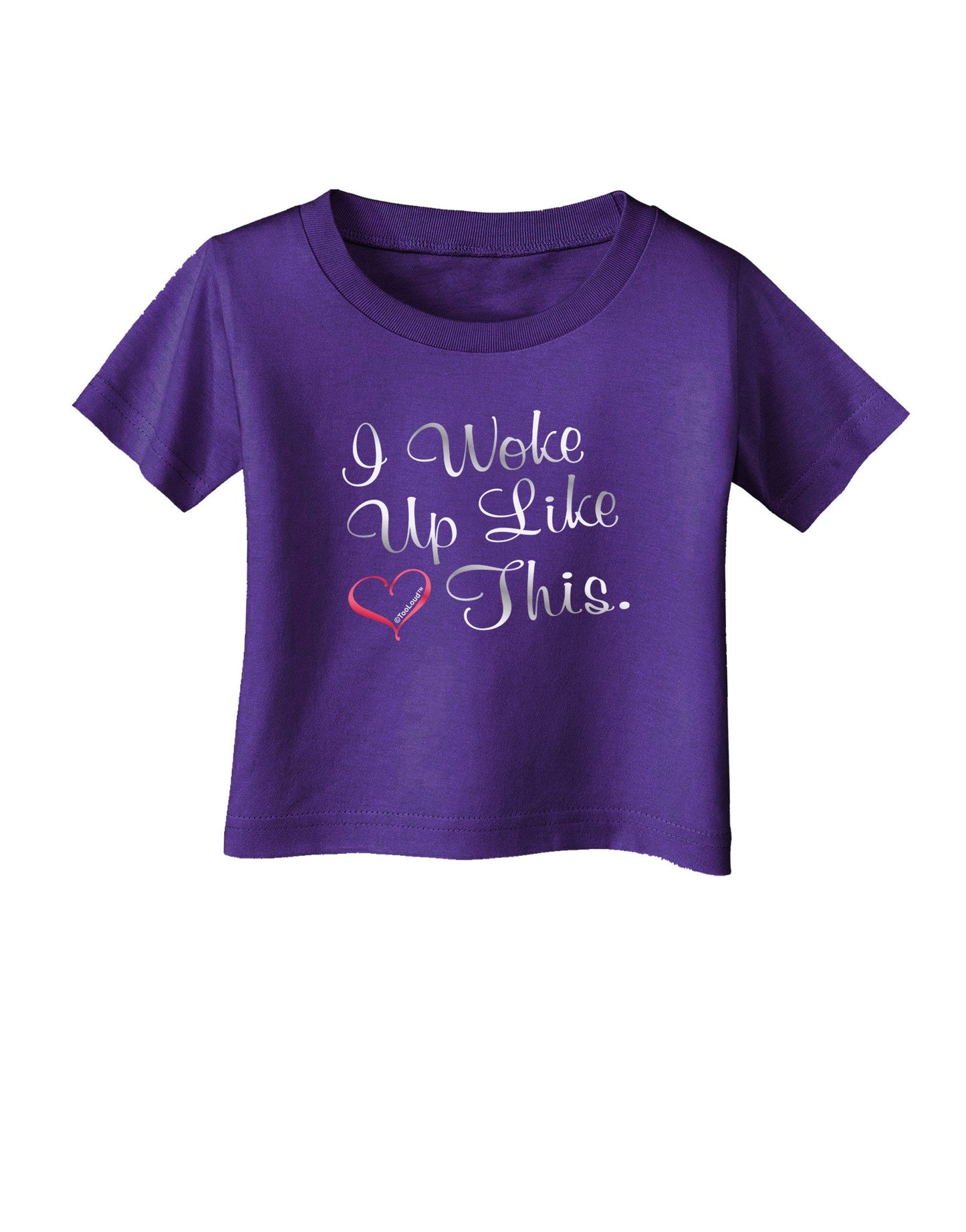I Woke Up Like This Infant T-Shirt Dark-Infant T-Shirt-TooLoud-Purple-06-Months-Davson Sales