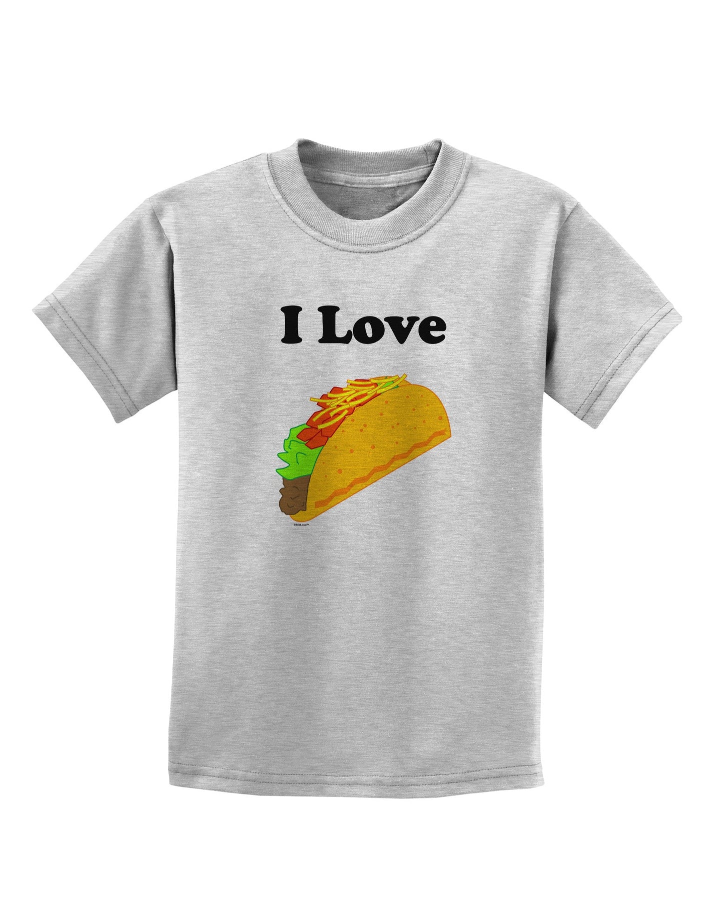 I love Tacos Childrens T-Shirt-Childrens T-Shirt-TooLoud-AshGray-X-Small-Davson Sales