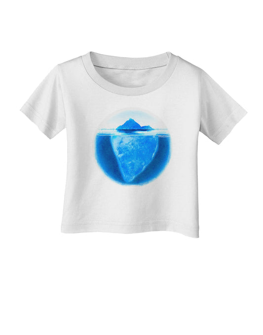 Iceberg Watercolor Infant T-Shirt-Infant T-Shirt-TooLoud-White-06-Months-Davson Sales