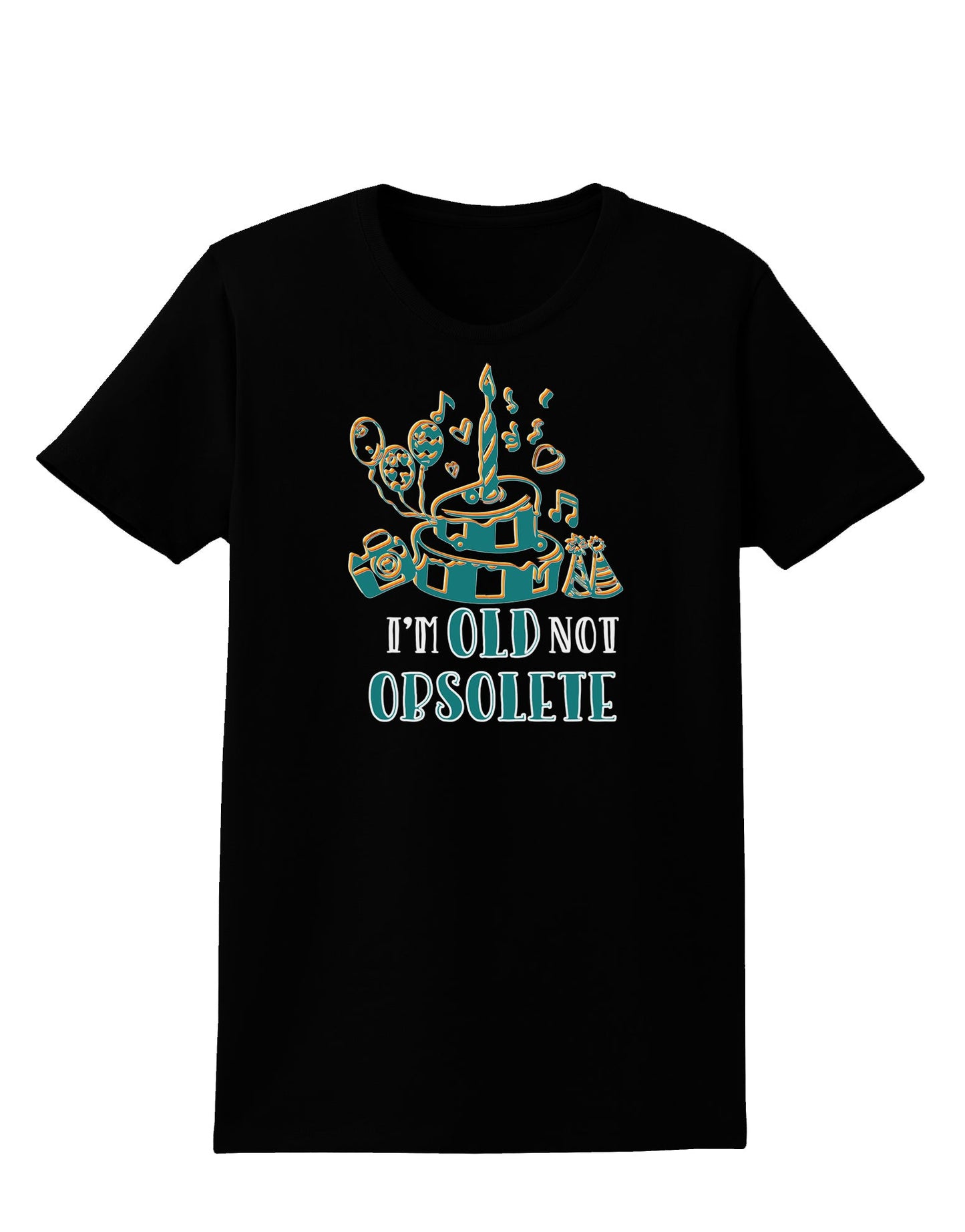 Im Old Not Obsolete Dark Womens Dark T-Shirt-Womens T-Shirt-TooLoud-Black-X-Small-Davson Sales