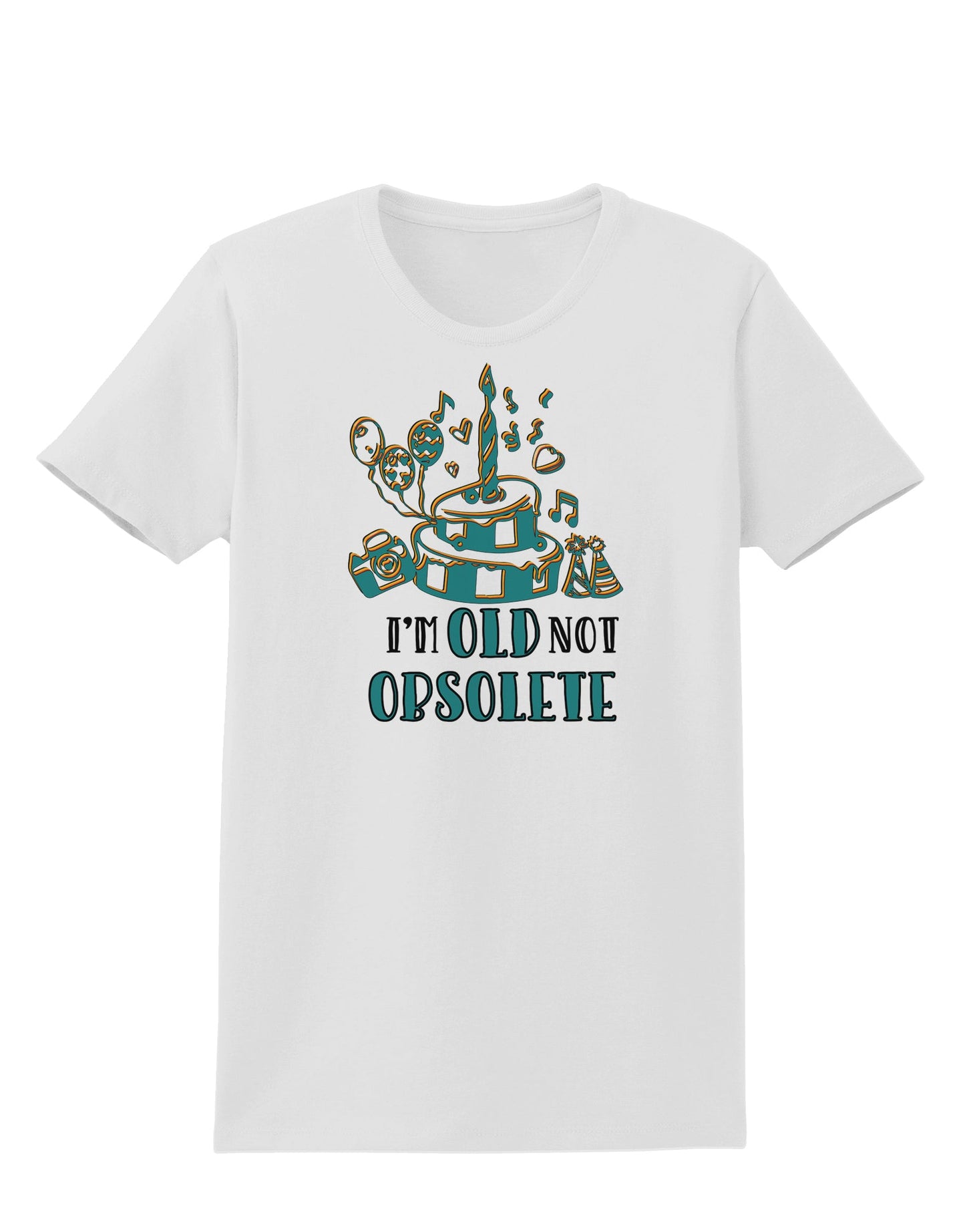 Im Old Not Obsolete Womens T-Shirt-Womens T-Shirt-TooLoud-White-X-Small-Davson Sales