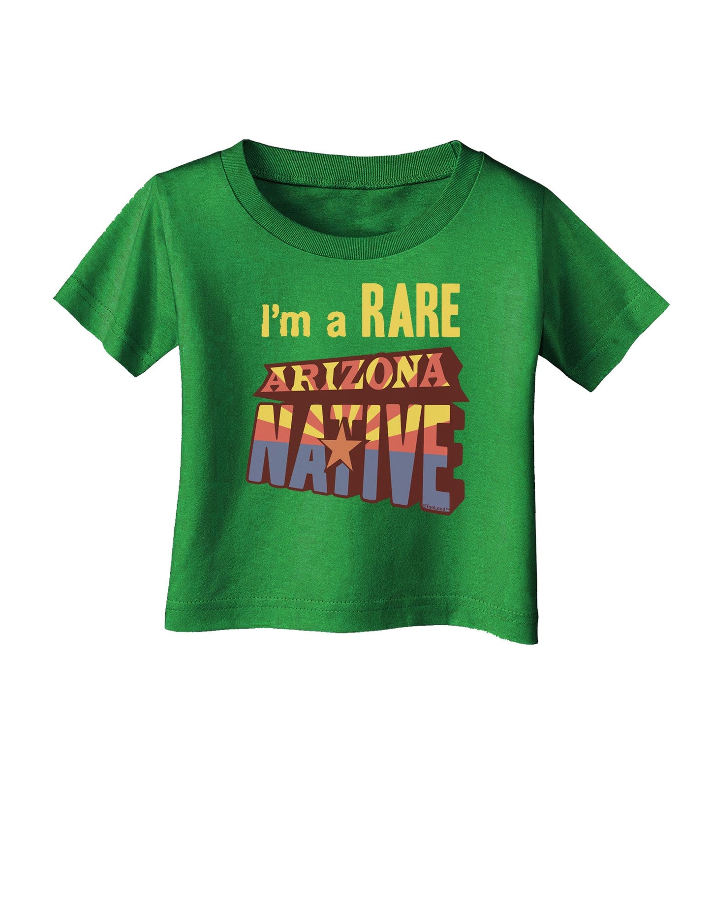 I'm a Rare Arizona Native Infant T-Shirt Dark-Infant T-Shirt-TooLoud-Clover-Green-06-Months-Davson Sales