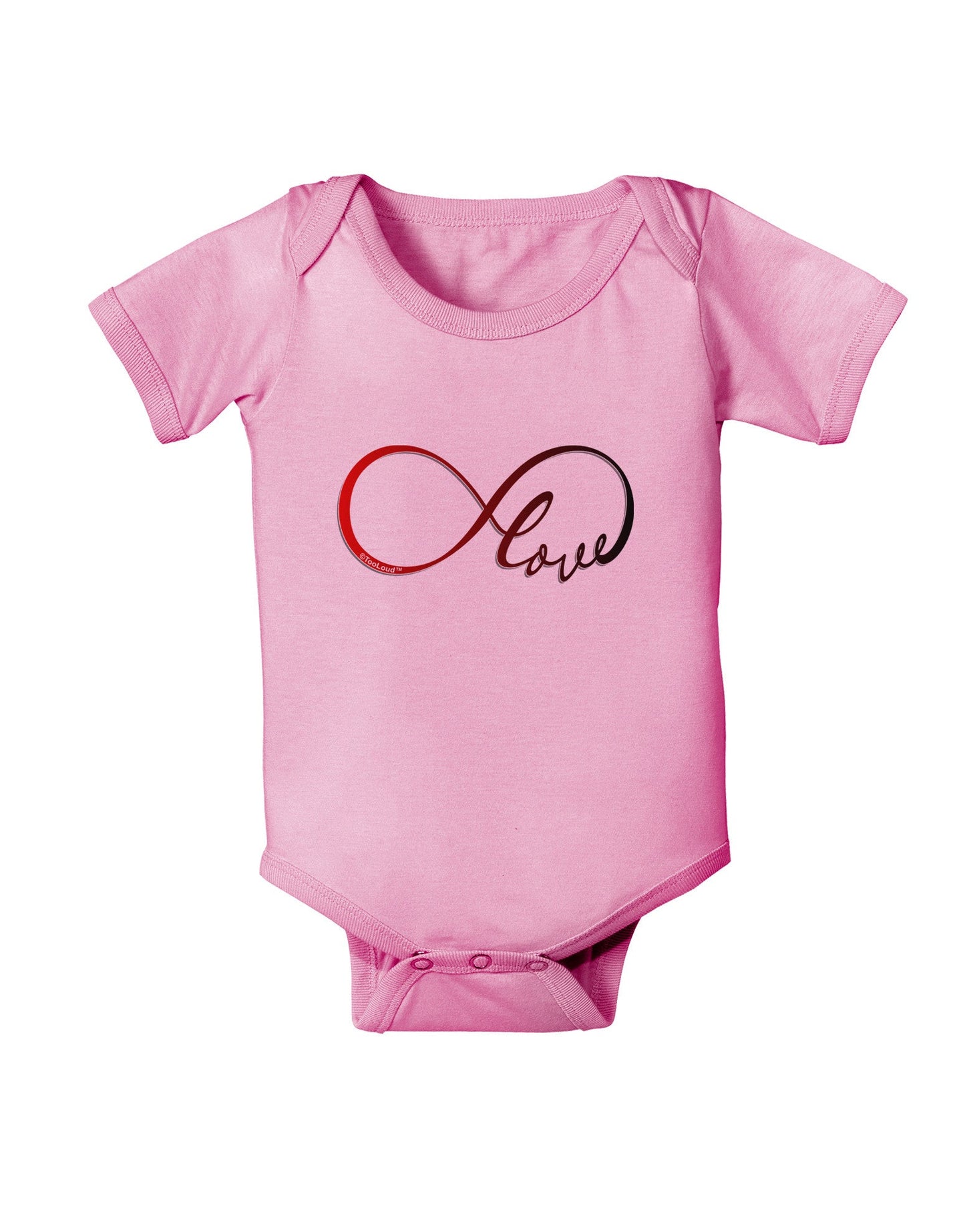Infinite Love Baby Romper Bodysuit-Baby Romper-TooLoud-Pink-06-Months-Davson Sales