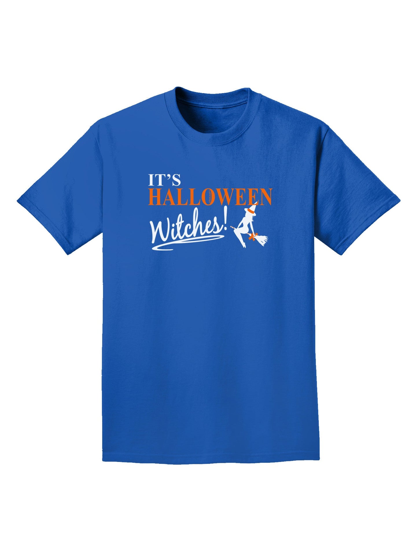 It's Halloween Witches Adult Dark T-Shirt-Mens T-Shirt-TooLoud-Royal-Blue-Small-Davson Sales