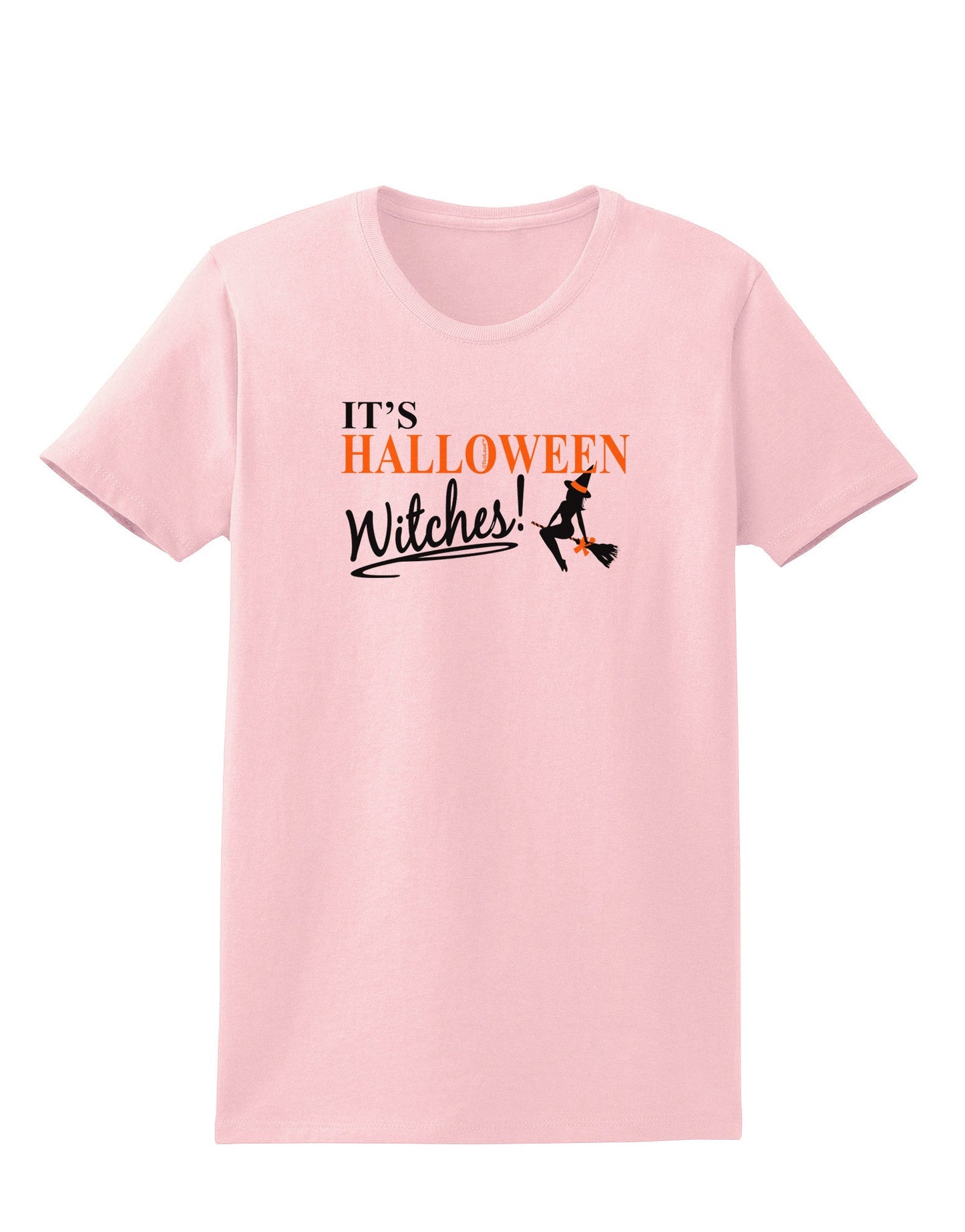 It's Halloween Witches Womens T-Shirt-Womens T-Shirt-TooLoud-PalePink-X-Small-Davson Sales
