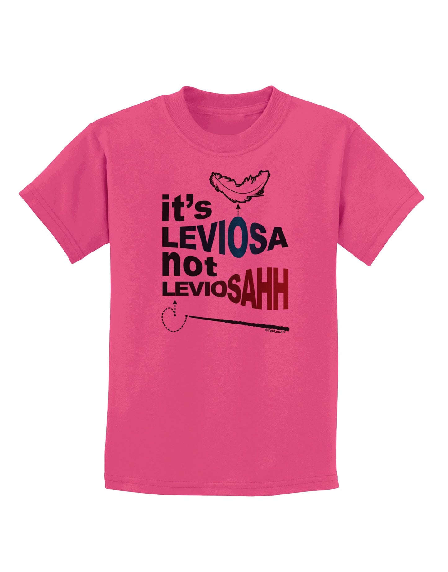 It's LeviOsa not LeviosAHH Childrens T-Shirt-Childrens T-Shirt-TooLoud-Sangria-X-Small-Davson Sales
