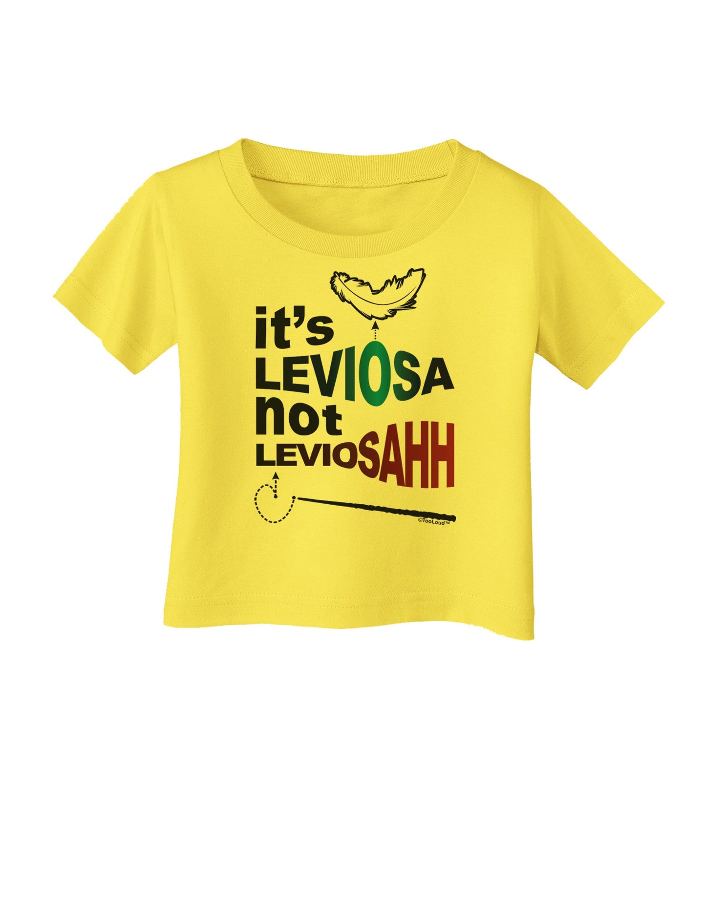 It's LeviOsa not LeviosAHH Infant T-Shirt-Infant T-Shirt-TooLoud-Yellow-06-Months-Davson Sales