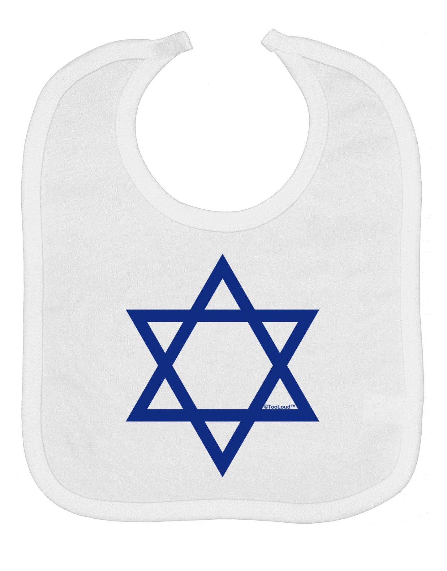 Jewish Star of David Baby Bib by TooLoud