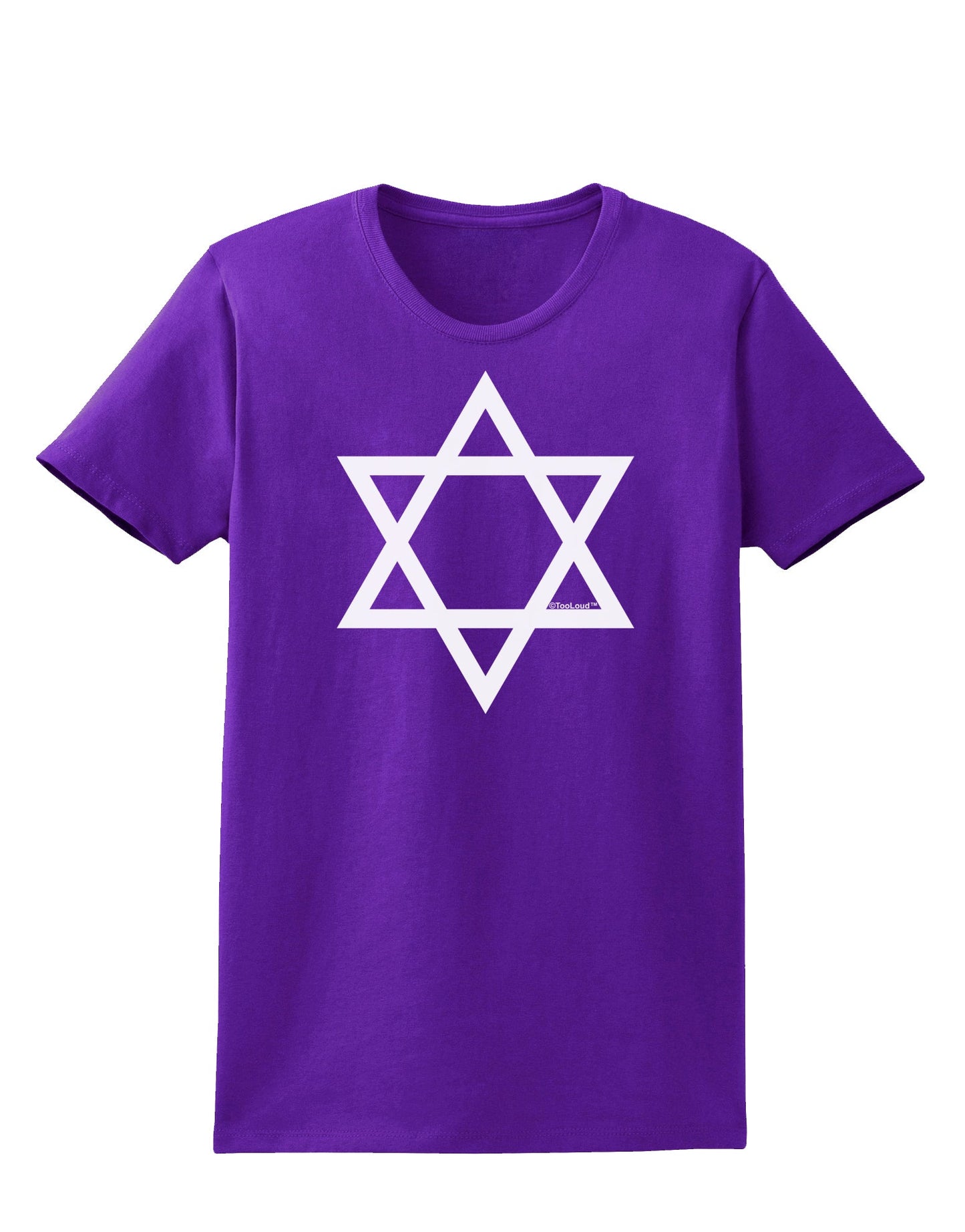 Jewish Star of David Womens Dark T-Shirt by TooLoud-Womens T-Shirt-TooLoud-Purple-X-Small-Davson Sales