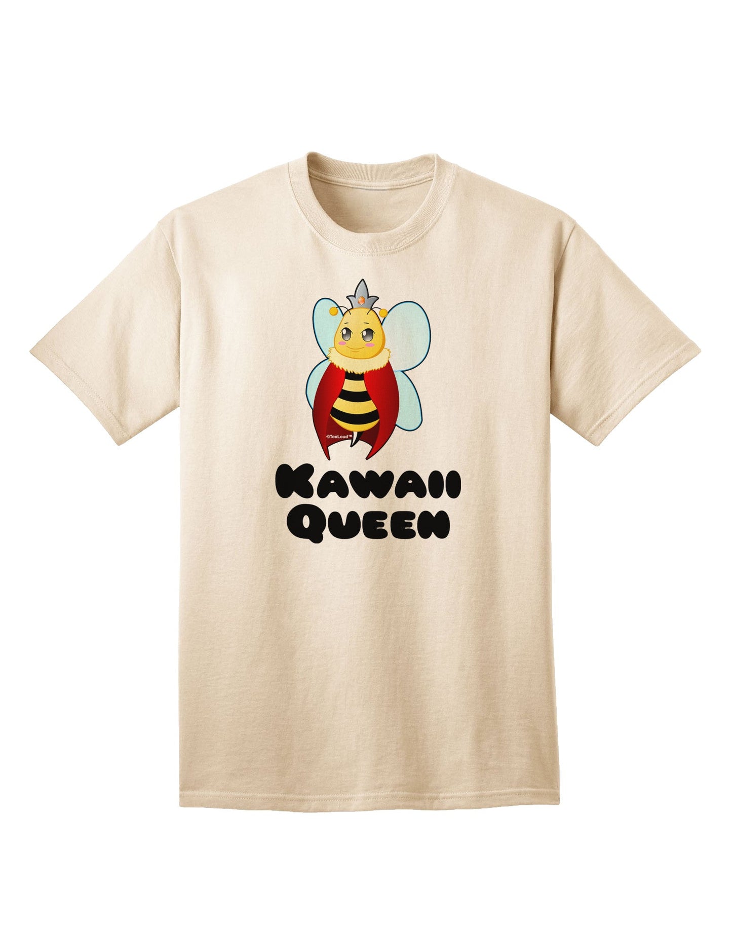 Kawaii Queen Queen Bee Adult T-Shirt-unisex t-shirt-TooLoud-Natural-Small-Davson Sales