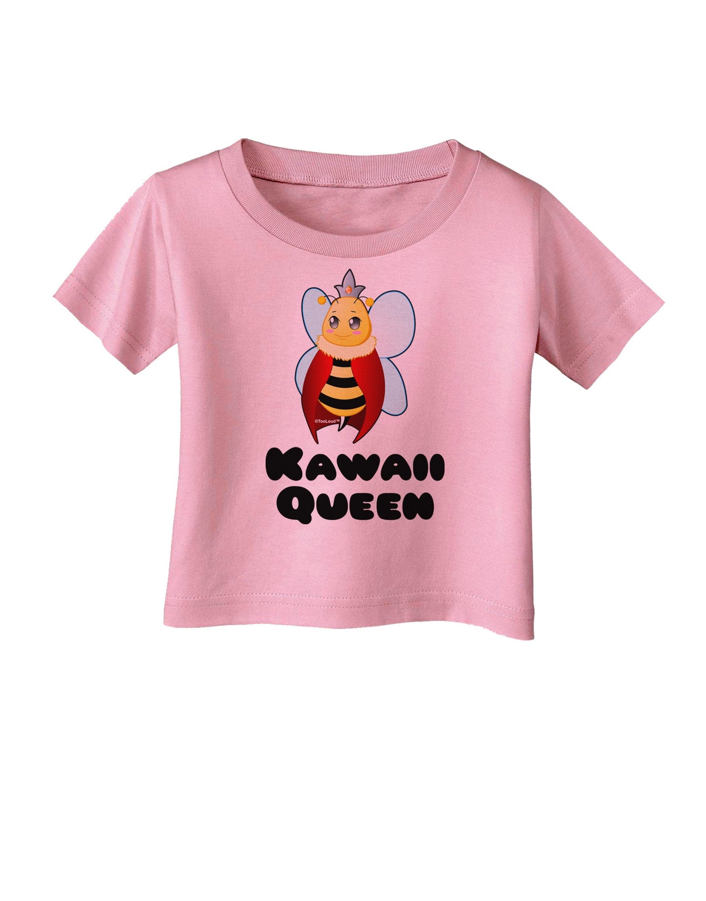 Kawaii Queen Queen Bee Infant T-Shirt-Infant T-Shirt-TooLoud-Candy-Pink-06-Months-Davson Sales