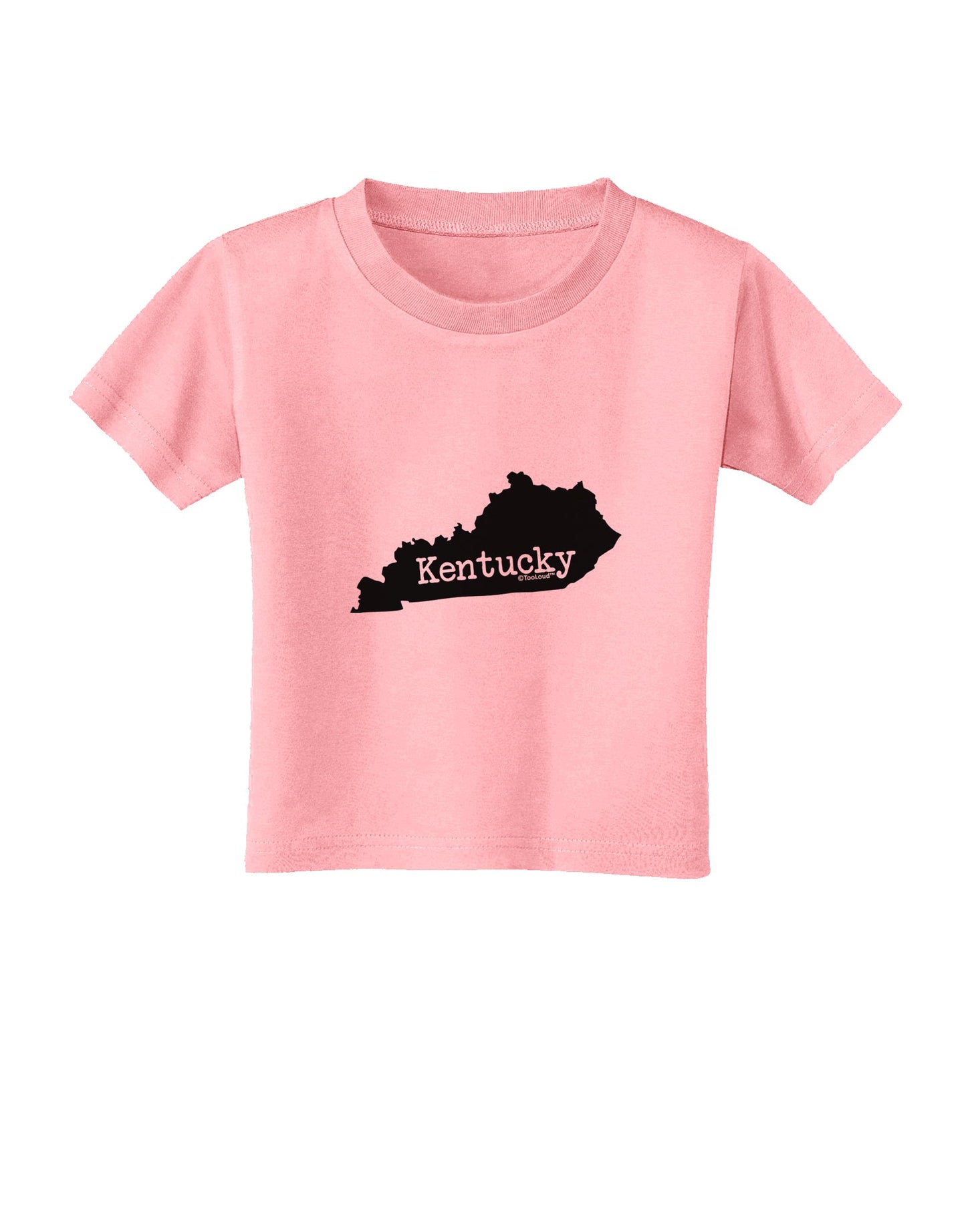 Kentucky - United States Shape Toddler T-Shirt by TooLoud-TooLoud-Candy-Pink-2T-Davson Sales