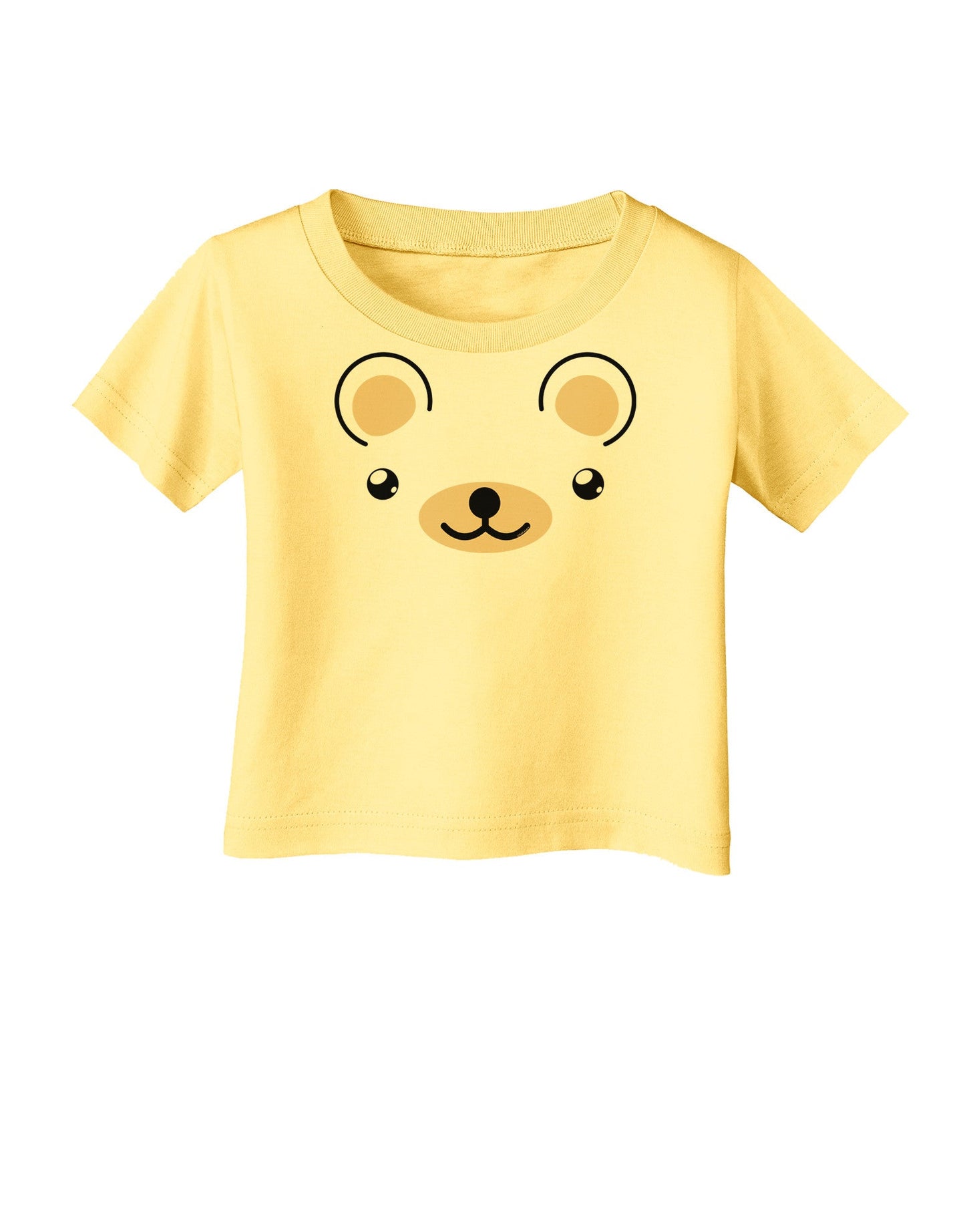 Kyu-T Ears - Beartholomew Teddy Bear Infant T-Shirt-Infant T-Shirt-TooLoud-Daffodil-Yellow-06-Months-Davson Sales