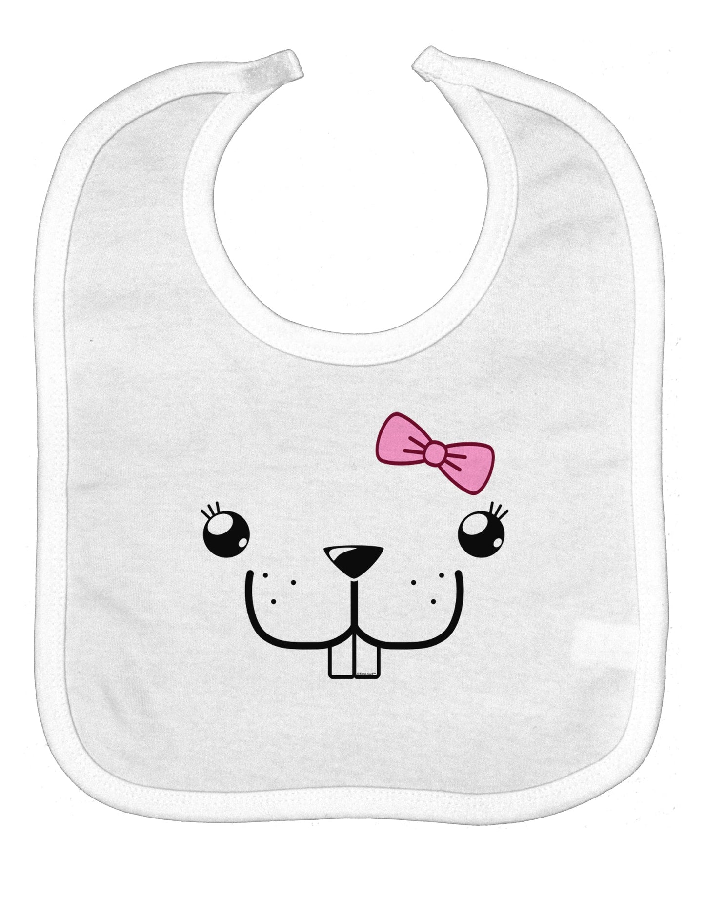 Kyu-T Face - Bucklette Cute Girl Beaver Baby Bib