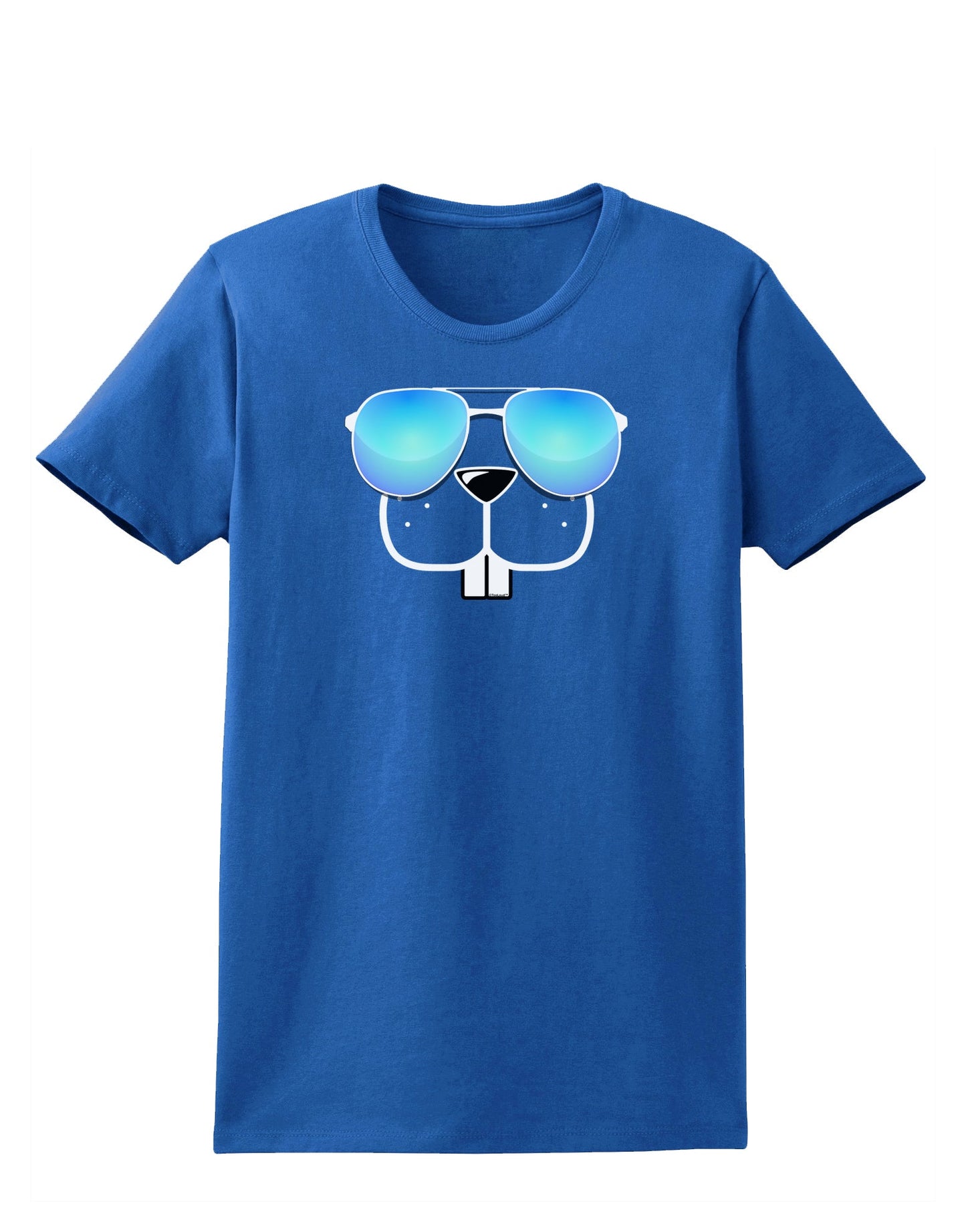 Kyu-T Face - Buckley Cool Sunglasses Womens Dark T-Shirt-TooLoud-Royal-Blue-X-Small-Davson Sales