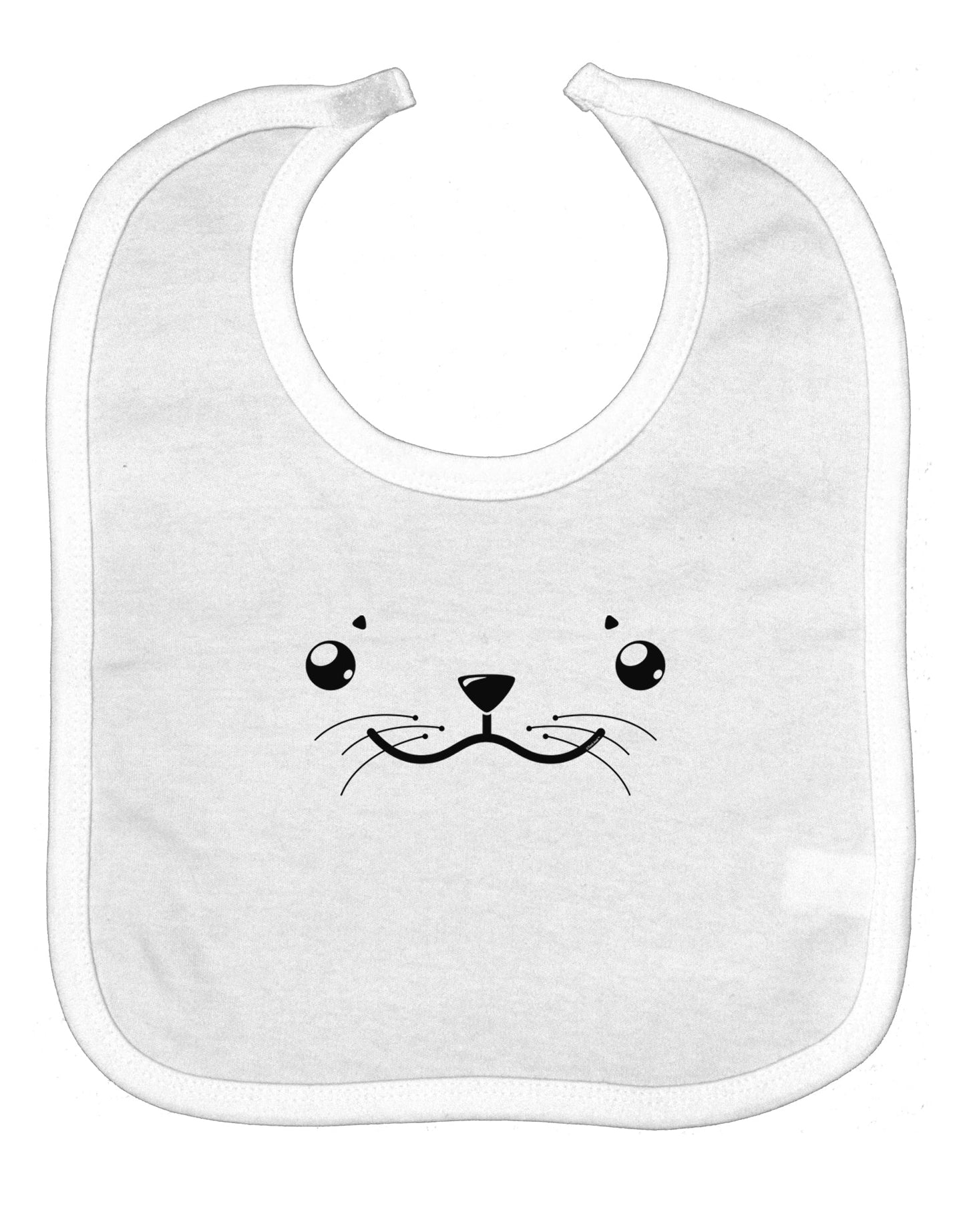 Kyu-T Face - Sealie the Cute Seal Baby Bib