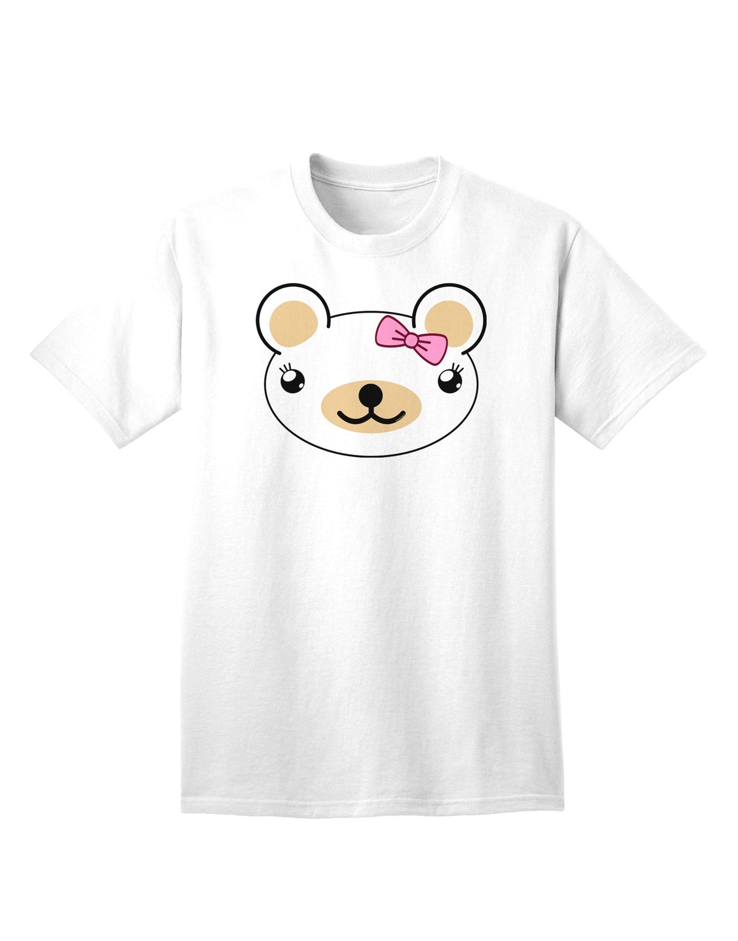 Kyu-T Head Collection: Day Beartholomea Girl Teddy Bear - Premium Adult T-Shirt for Women-Mens T-shirts-TooLoud-White-Small-Davson Sales