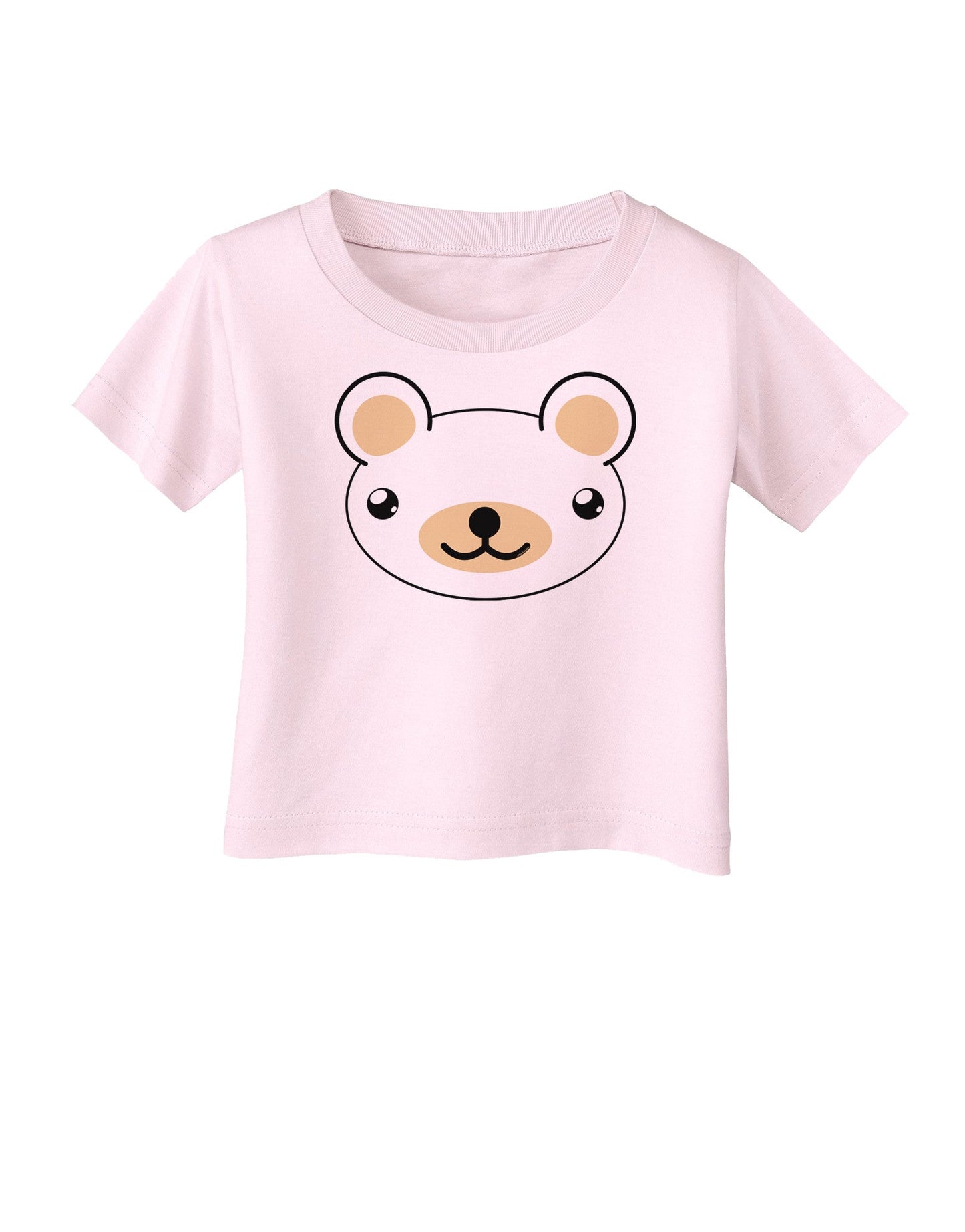 Kyu-T Head - Day Beartholomew Teddy Bear Infant T-Shirt-Infant T-Shirt-TooLoud-Light-Pink-06-Months-Davson Sales
